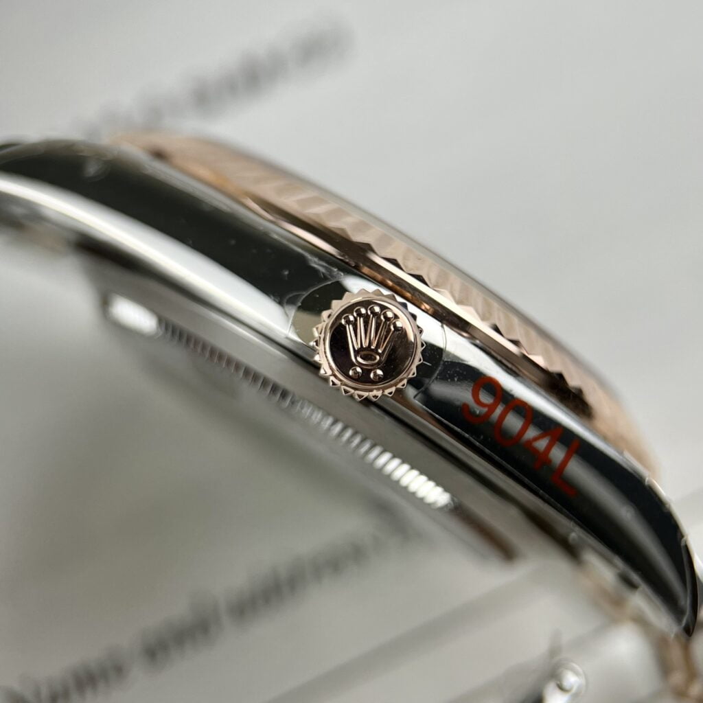 Rolex Replica 1:1 Watch DateJust Women s Genuine Gold Wrapped Brown Dial GM Factory 31mm