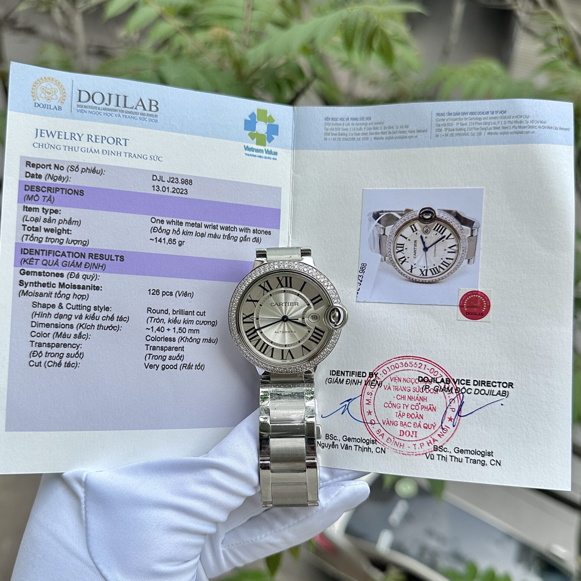 Cartier Replica 1:1 Watch Ballon Degrees With Moissanite Diamond Bezel 42mm