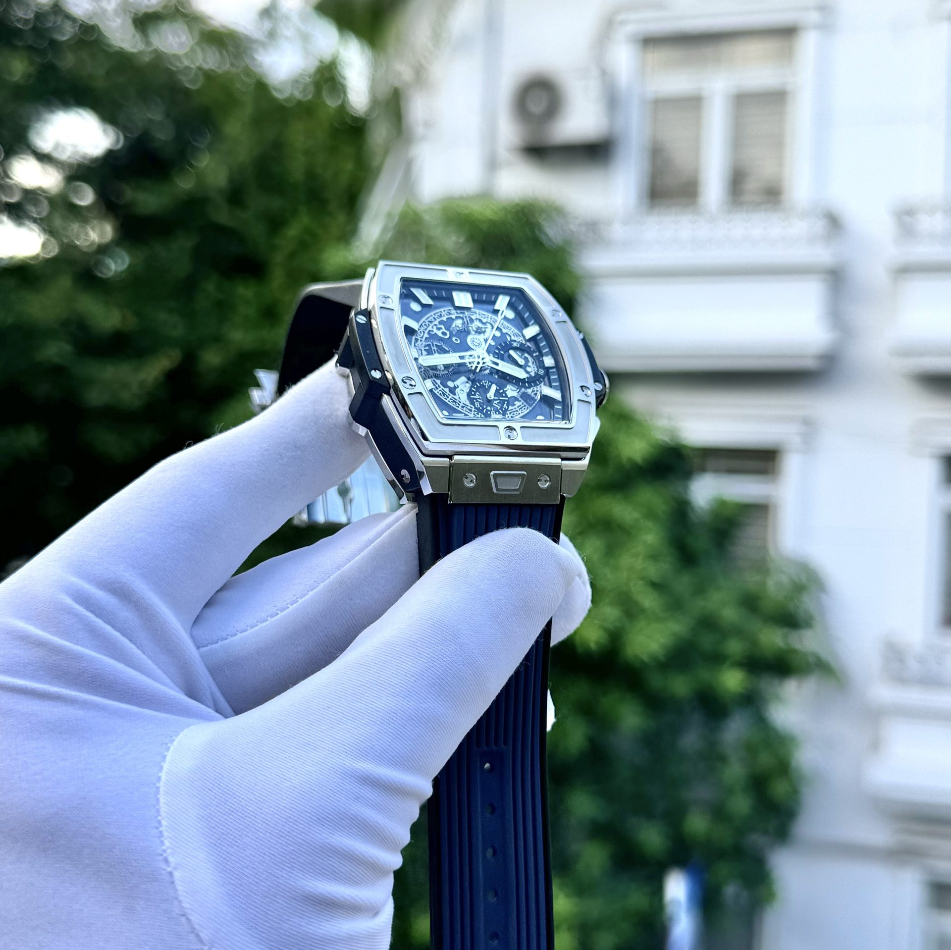 Hublot Replica 1:1 Watch Spirit Of Big Bang Blue Titanium Chronograph 42mm