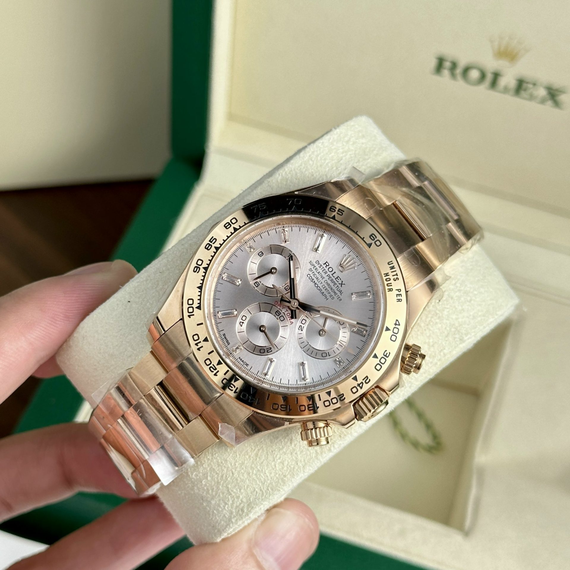 Rolex Replica 1:1 Watch Cosmograph Daytona 116505 Baguette Dial Factory Clean 40mm