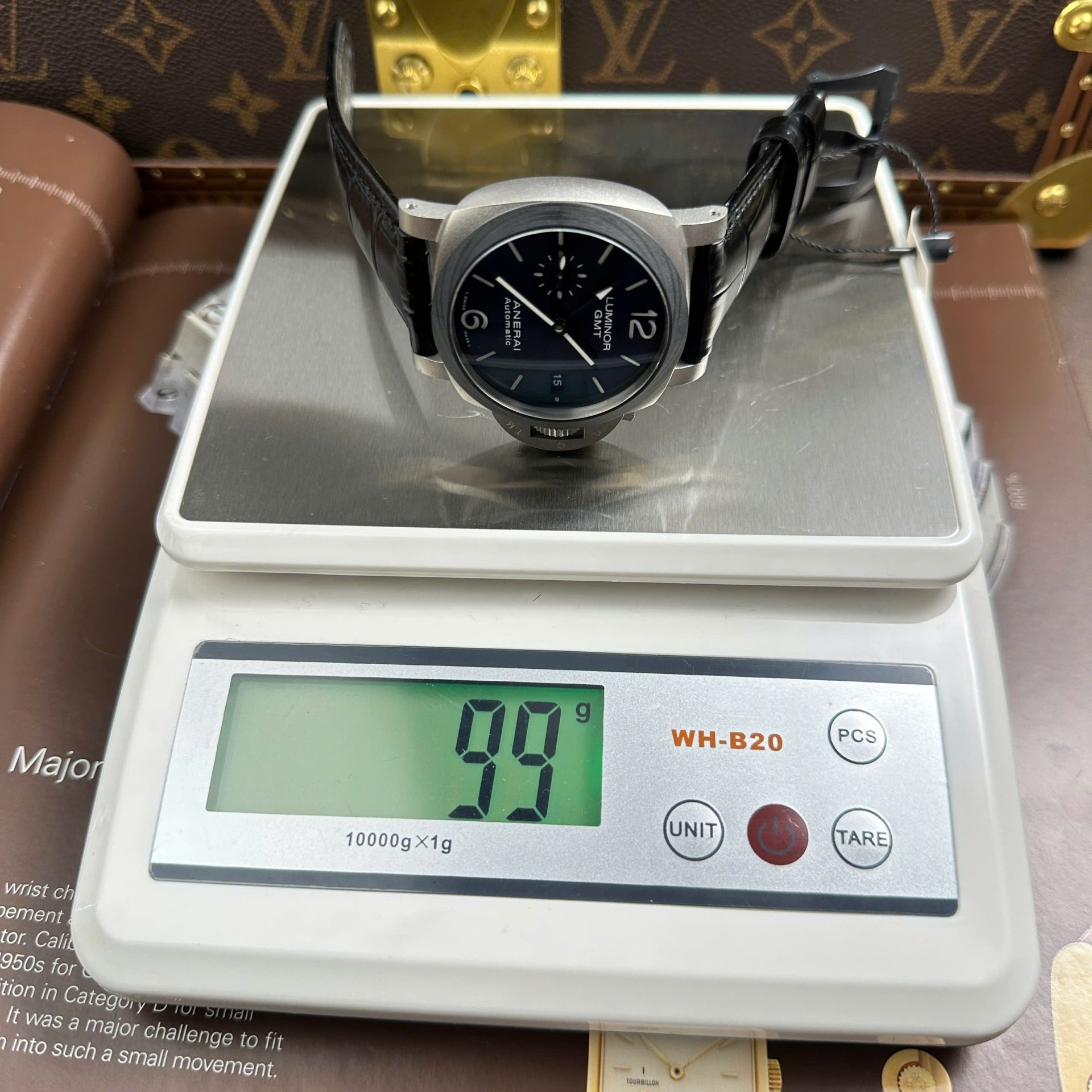 Panerai Luminor GMT PAM1279 Replica Watches Automatic Movement Leather Strap VS Factory 42mm