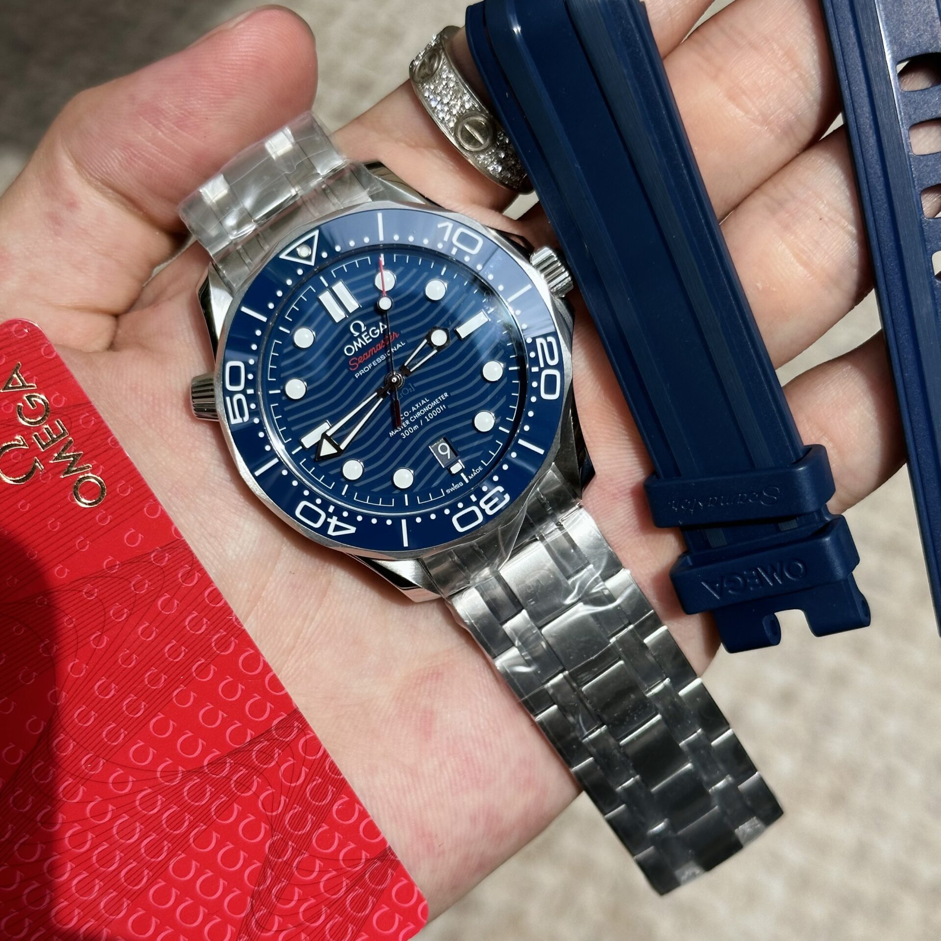 Omega Replica 1:1 Watch Seamaster Blue Dial Full Set VS Factory 42mm