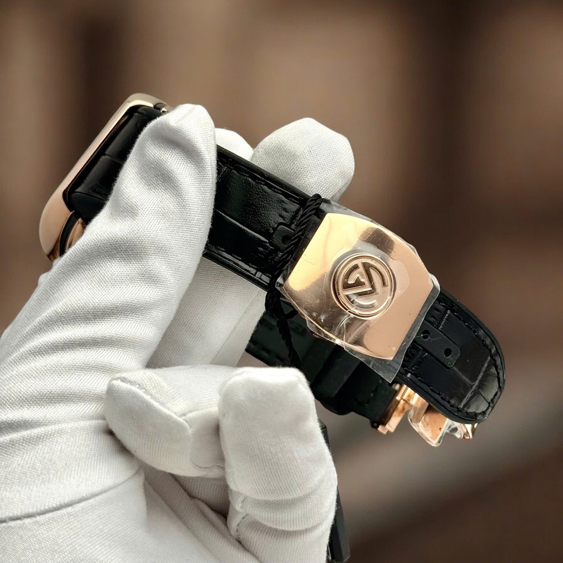Franck Muller Luxury Replica Watches Vanguard V45 Rose Gold Men s ABF Factory 45mm