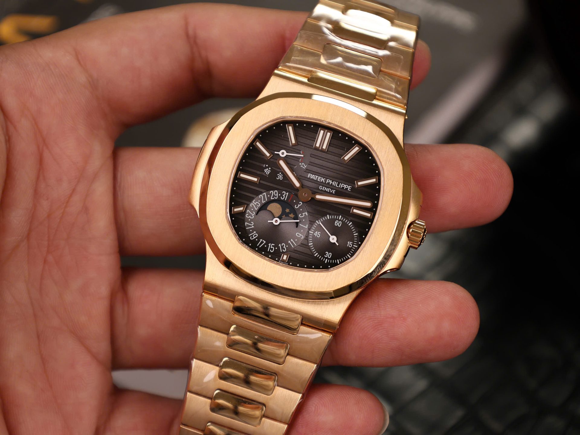 Patek Philippe Nautilus 5712 18K Gold Wrapped Gray Dial PPF Factory 40mm