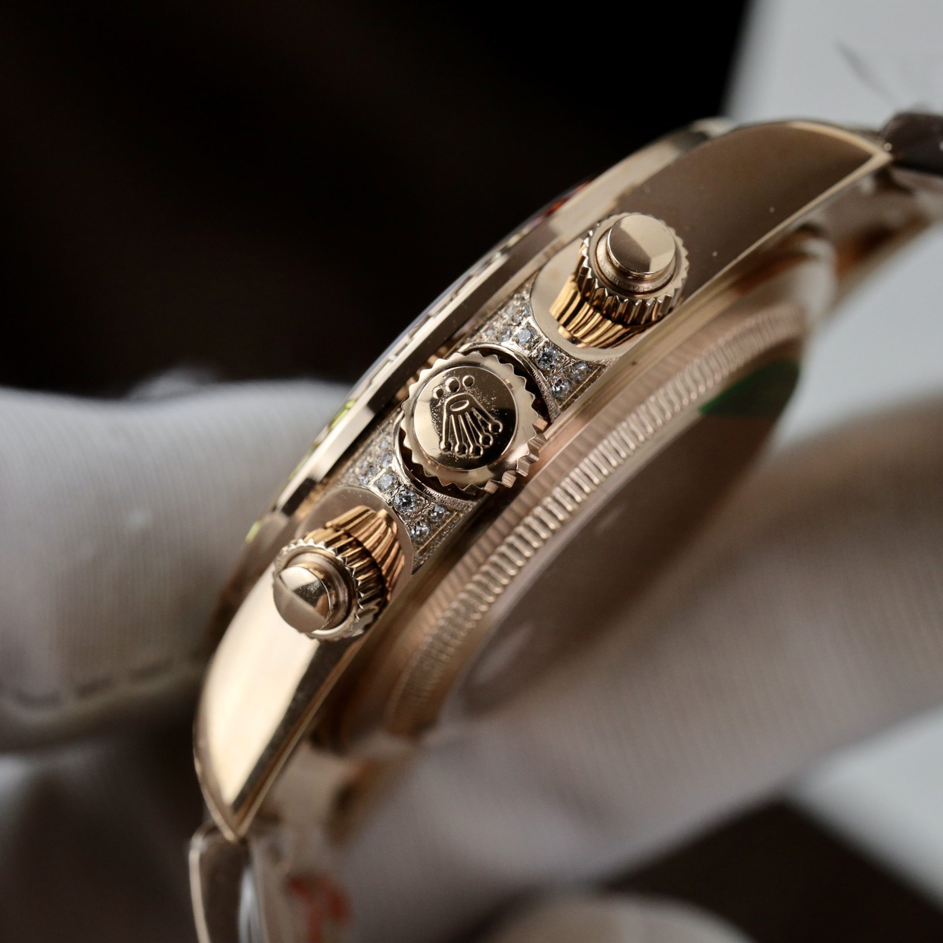 Rolex Replica 1:1 Watch Daytona Rainbow Full CZ Stone High Quality 40mm