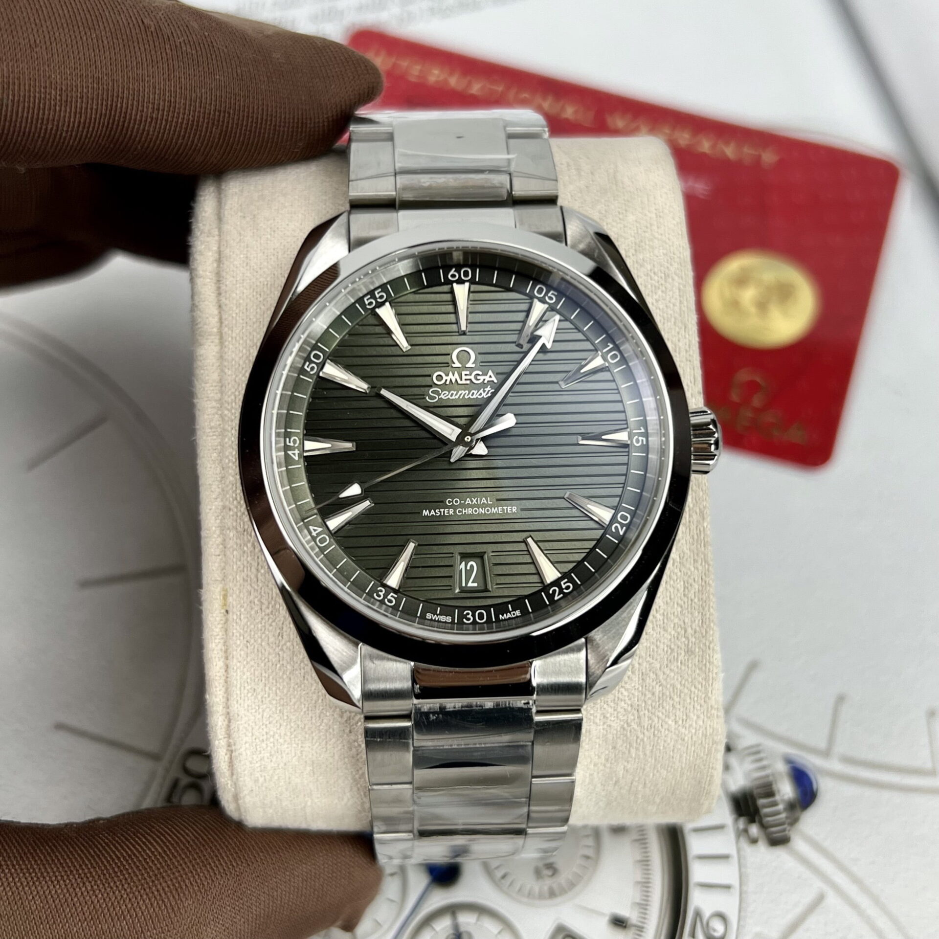 Omega Replica 11 Watch Seamaster Aqua Terra Green Dial Factory VS 41mm