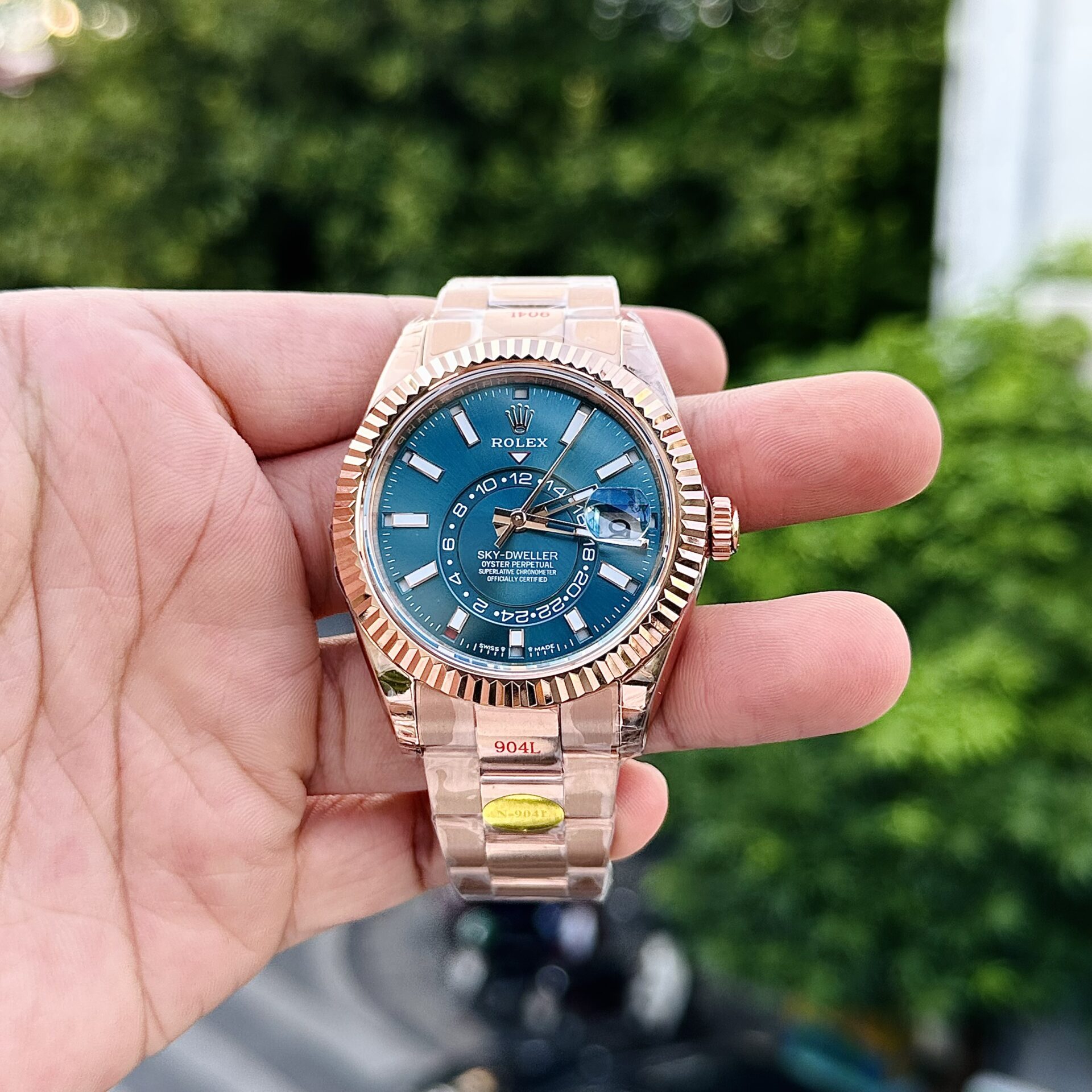 Rolex Replica 1:1 Watch Sky-Dweller 336935 Blue Dial Noob Factory 42mm