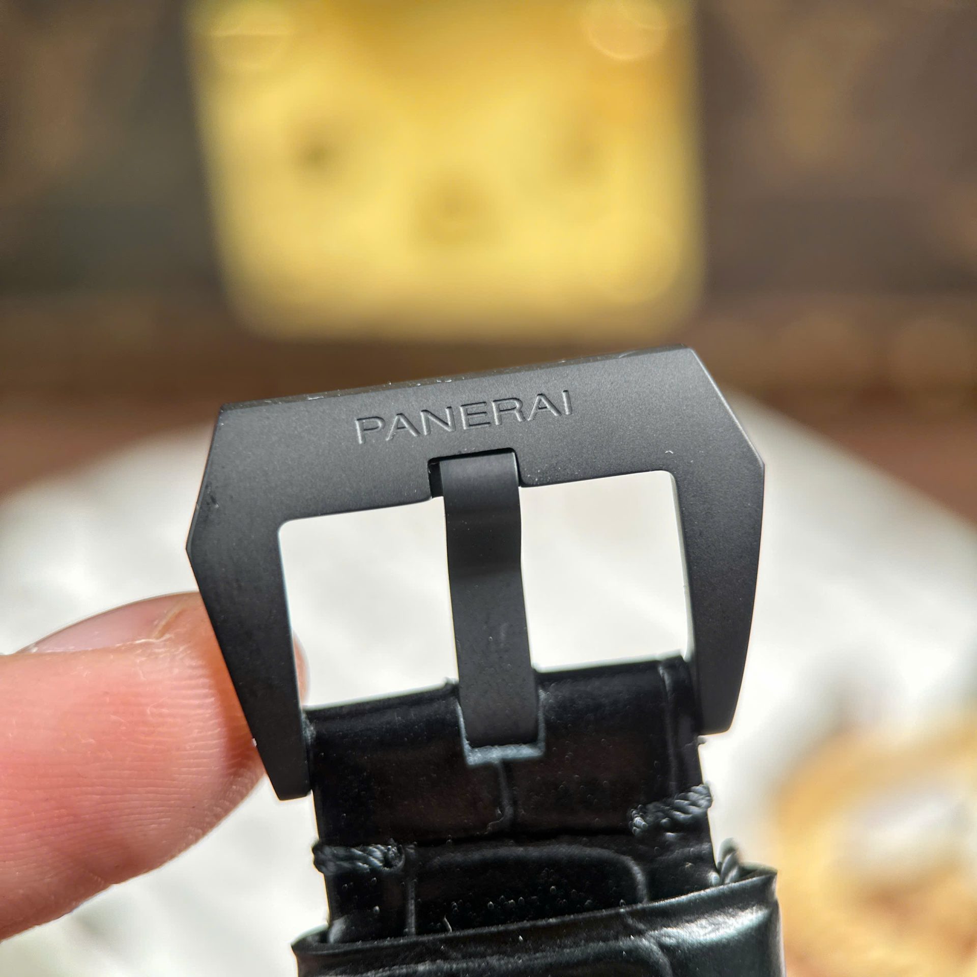 Panerai Luminor GMT PAM1096 Luxury Fake Wathes Automatic Movement Leather Strap VS Factory 42mm