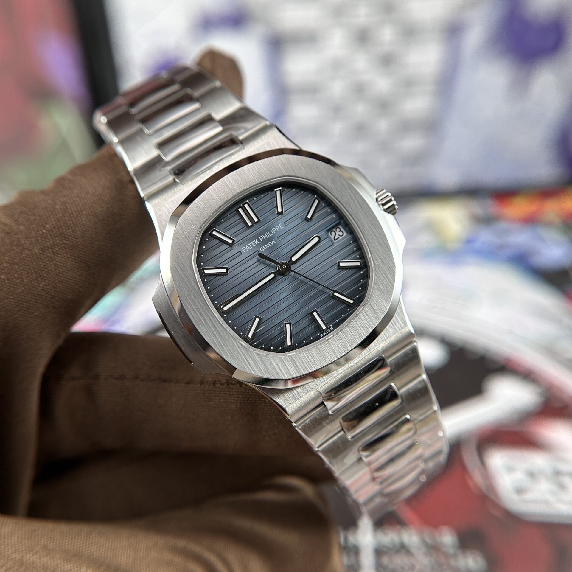 Patek Philippe Nautilus 5711 Blue Dial Replica 1:1 Watch 3K Factory 40mm