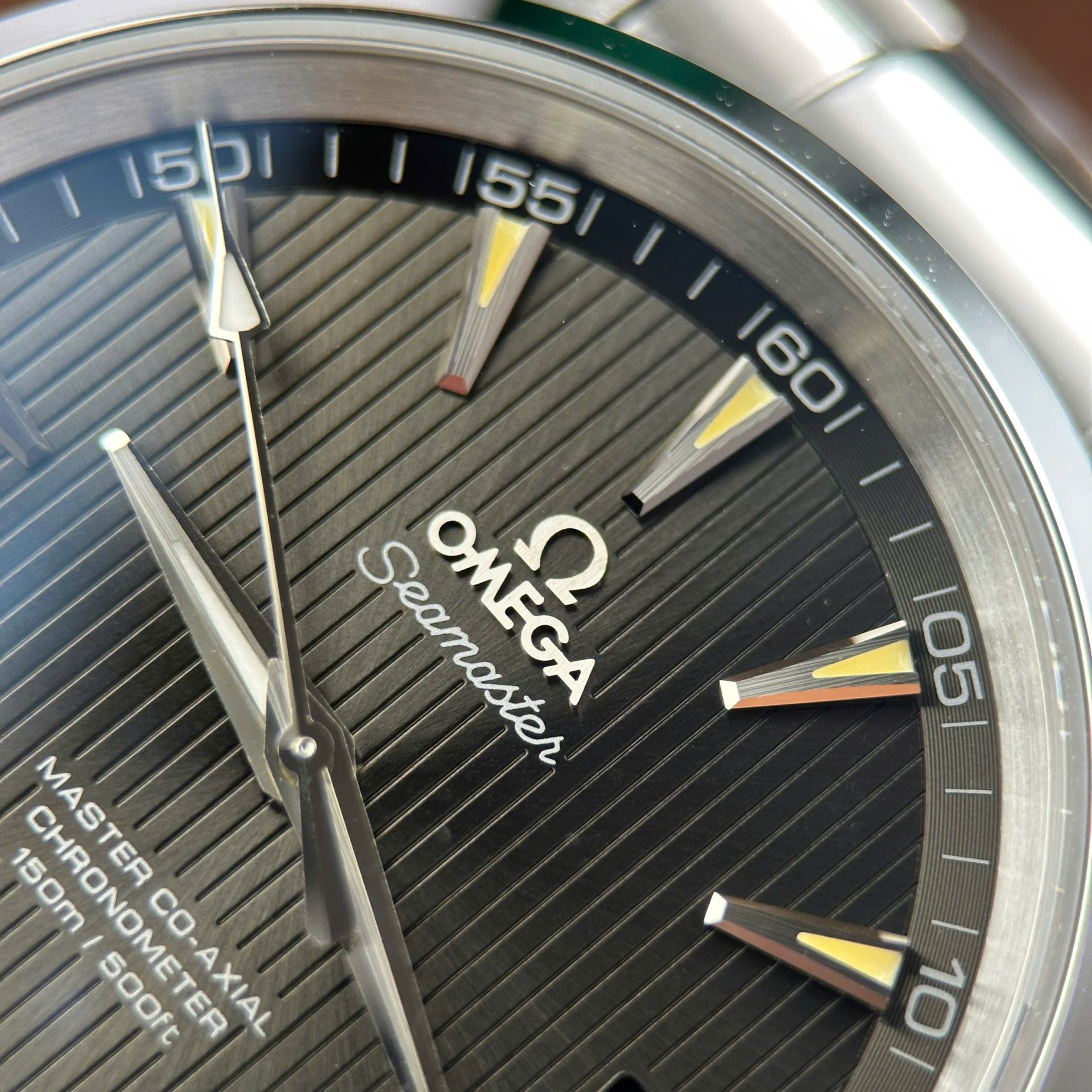 Omega Seamaster Aqua Terra 150M Best Replica Watches Green Dial Metal Wire VS Factory 41mm