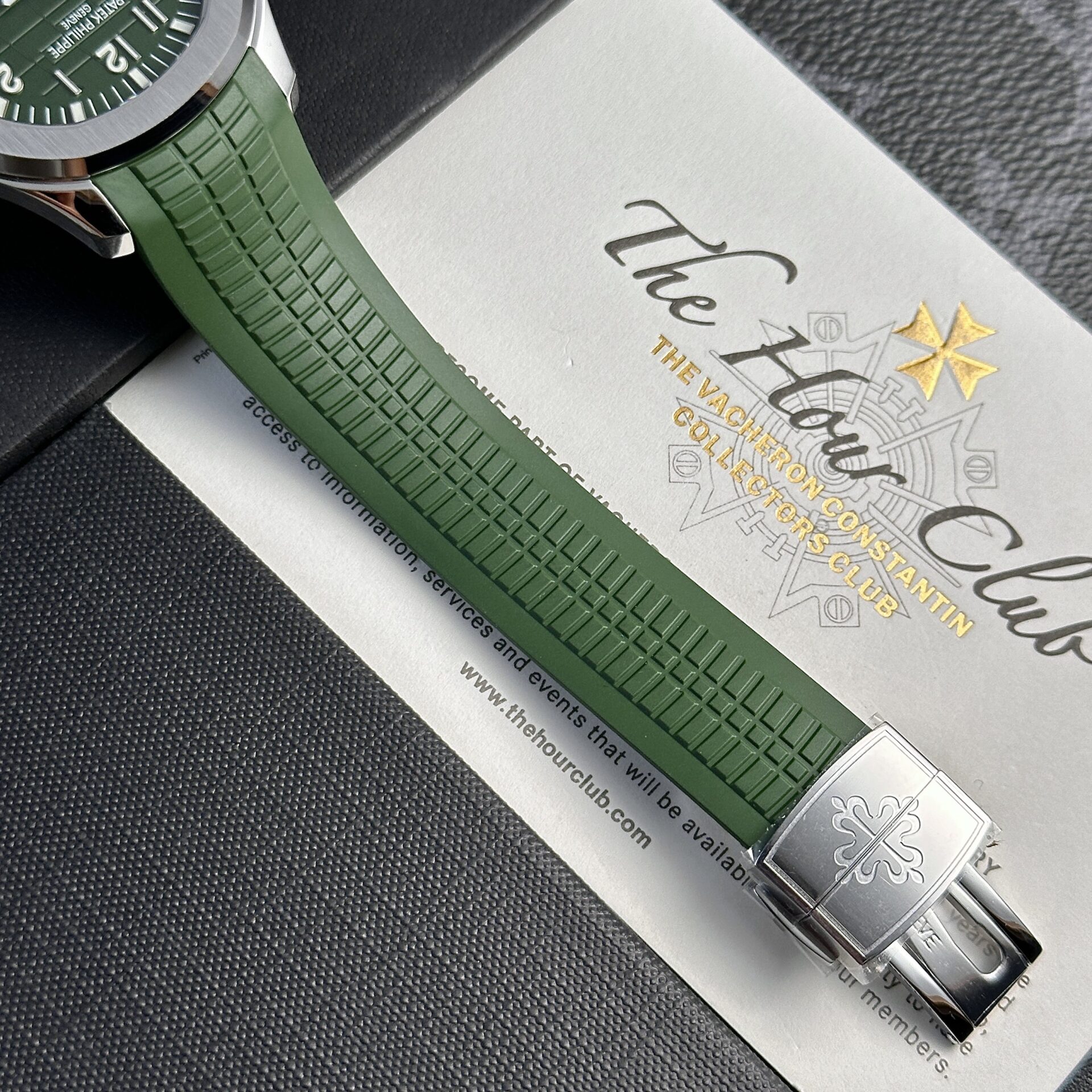 Patek Philippe Aquanaut 5168G Replica Watch Green Factory 3K 42.2mm