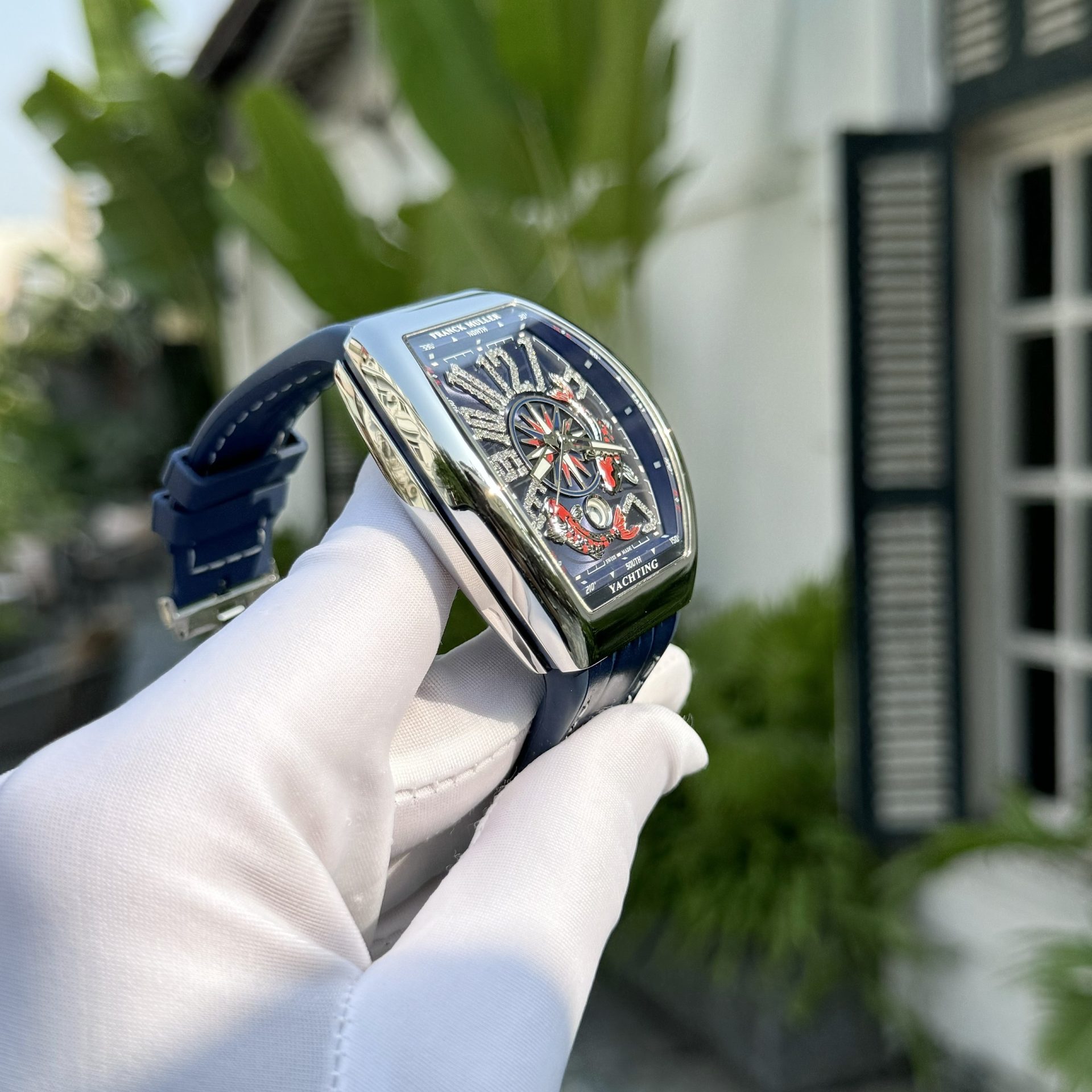 Franck Muller Replica 1:1 Watch Vanguard V45 Koi ABF Factory 45mm