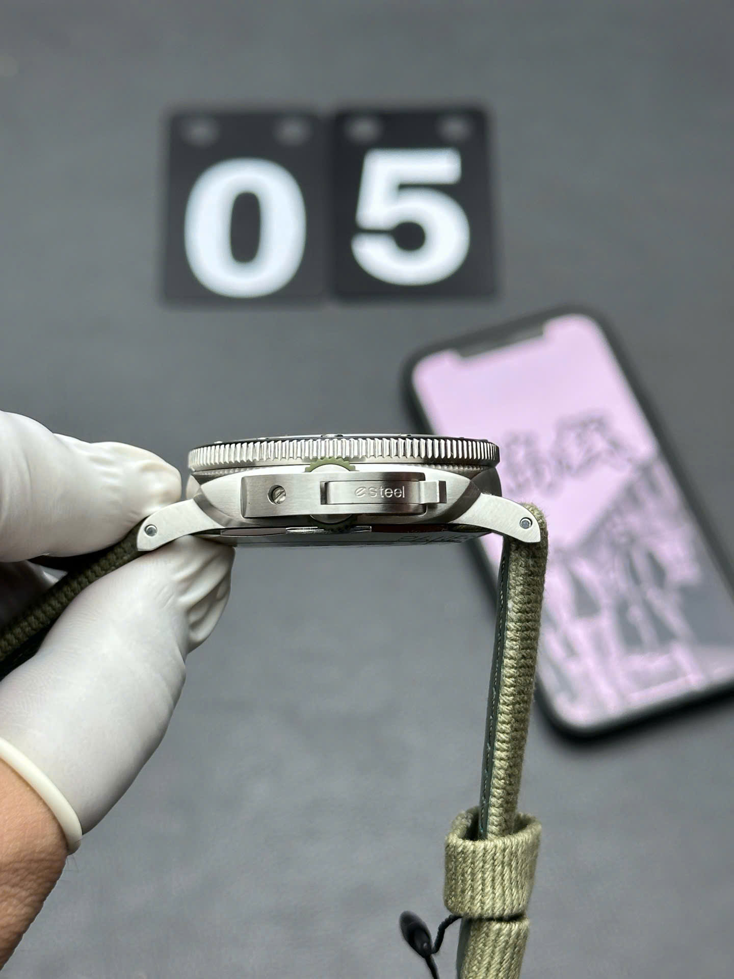 Panerai Replica Watch Submersible Esteel™ Verde Smeraldo Green Dial VS Factory 44mm