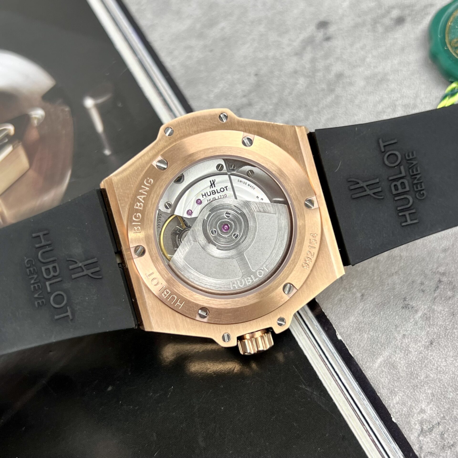 Hublot Replica 1:1 Watch Big Bang One Click King Gold Diamond Bezel HBF 39mm