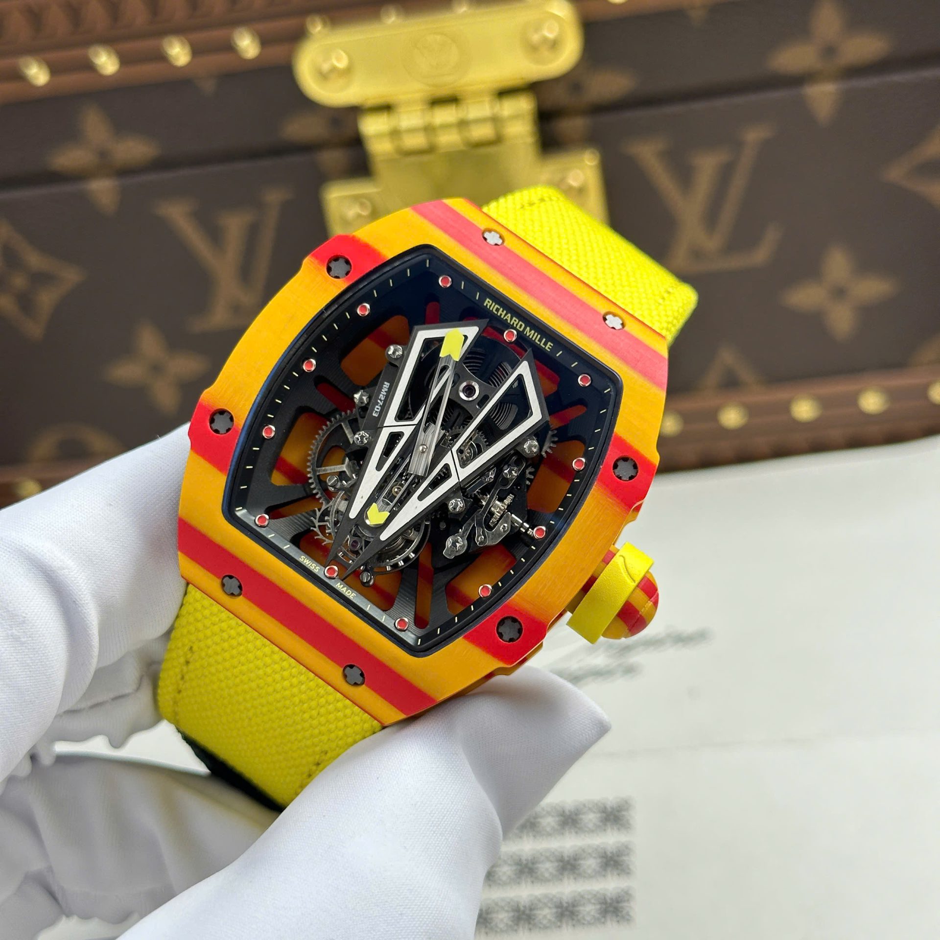 Richard Mille Replica Watches RM27-03 Tourbillon Full Carbon 44mm