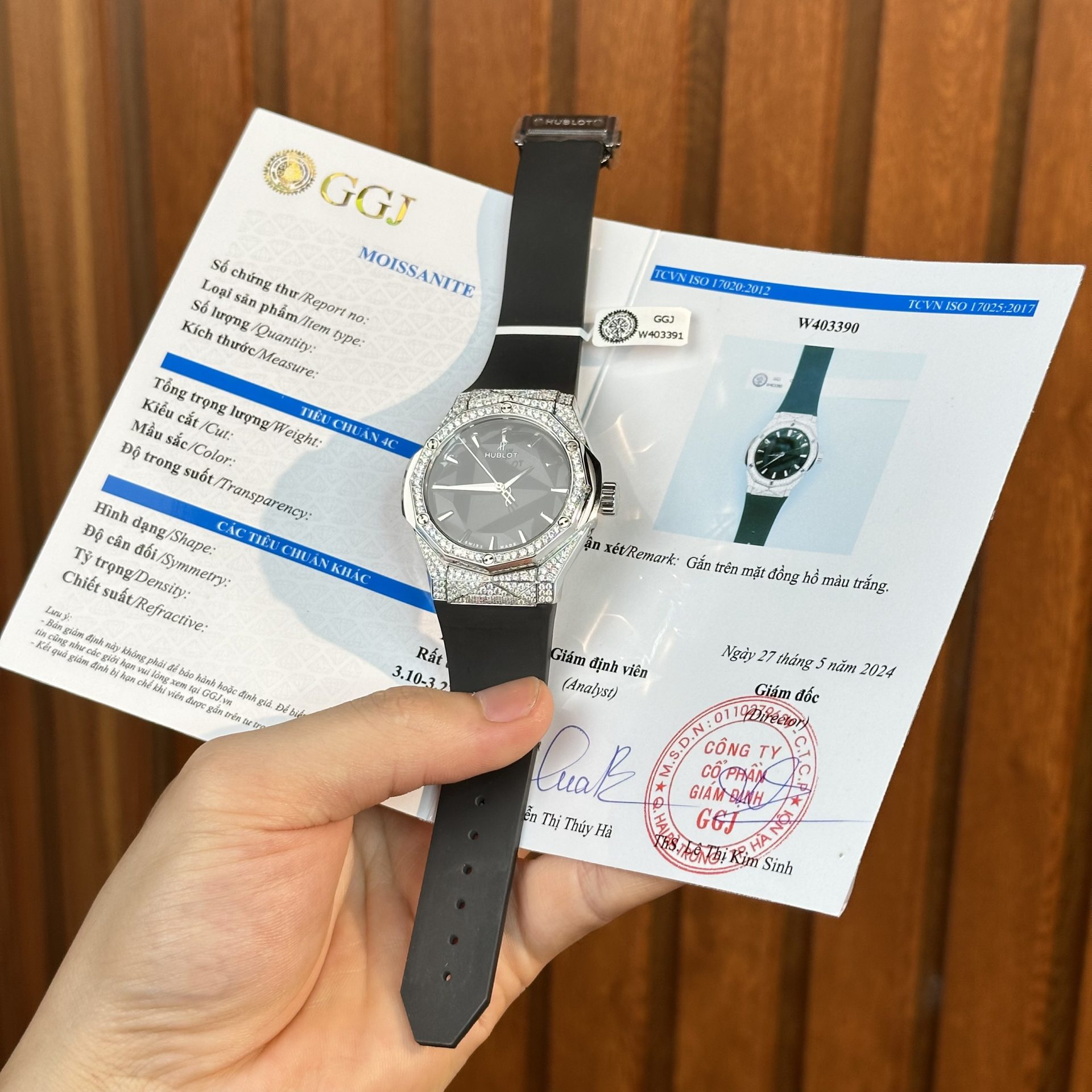 Hublot Replica 1:1 Watch Orlinski Titanium Full Diamond Moissanite Hong Kong 40mm