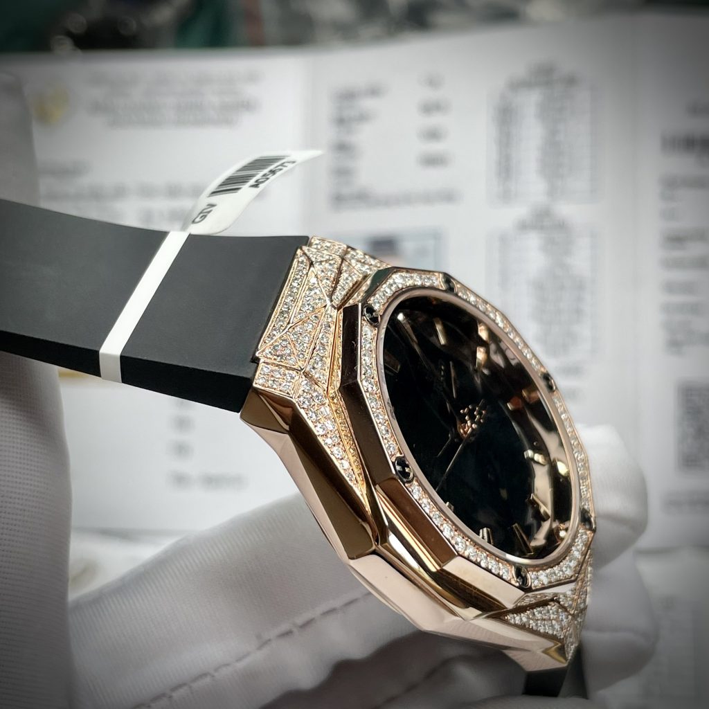 Hublot Replica 11 Watch Orlinski King Gold With Natural Diamonds 40mm
