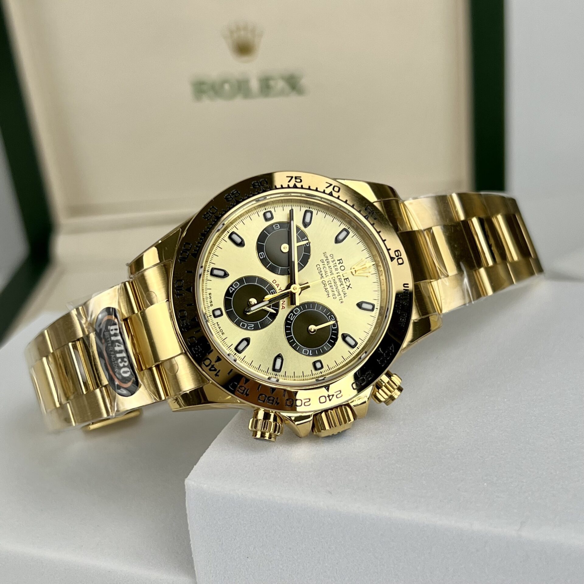 Rolex Replica 1:1 Watch Cosmograph Daytona 116508 Yellow Gold Plated BT Factory 40mm