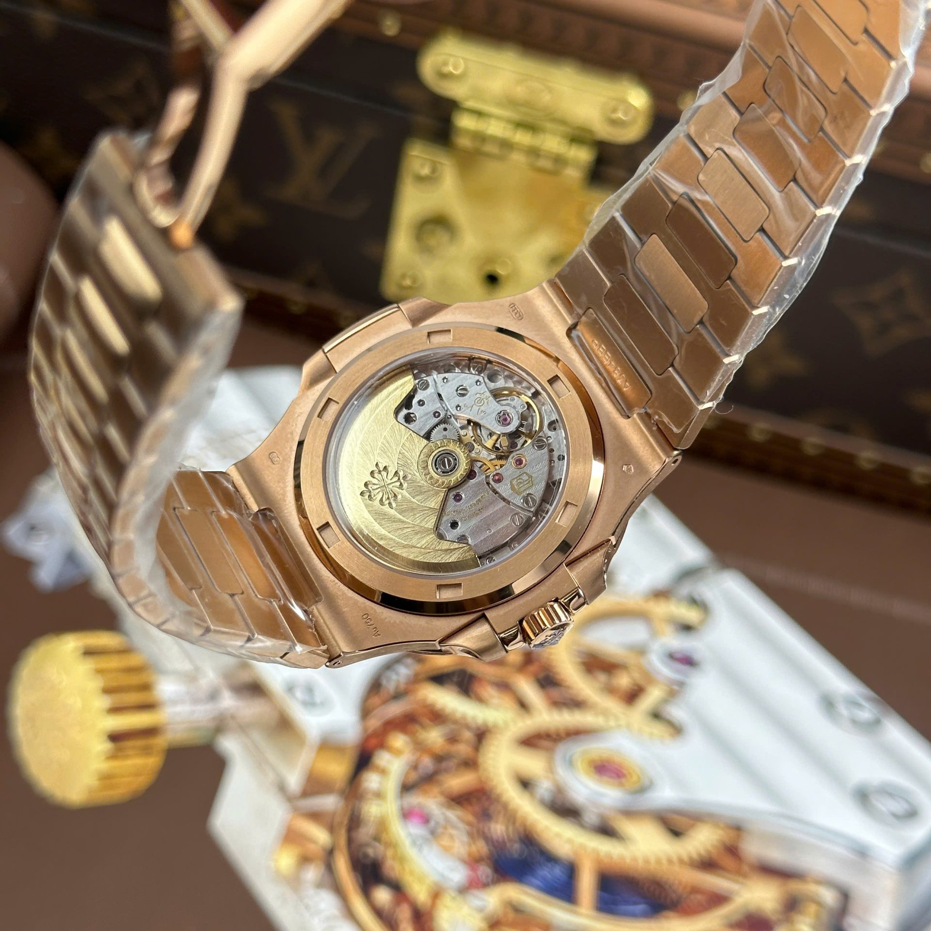 Patek Philippe Nautilus 5711 Brown Dial Copies Watches Automatic Movement BBF Factory 40mm