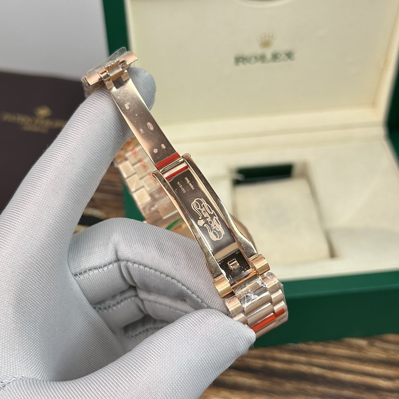 Rolex Replica 1:1 Watch Day-Date Rose Gold White Dial EW Factory 40mm