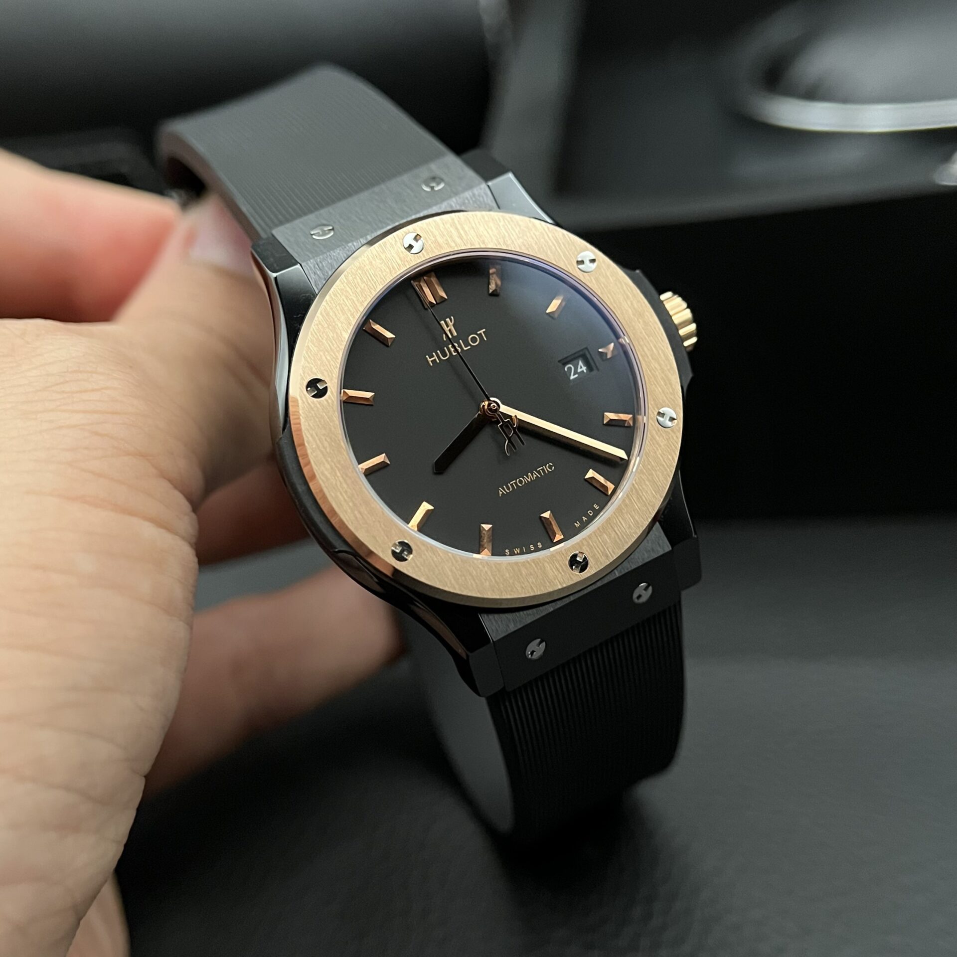 Hublot Replica 1:1 Watch Classic Fusion Ceramic Demi Gold JJZ 42mm