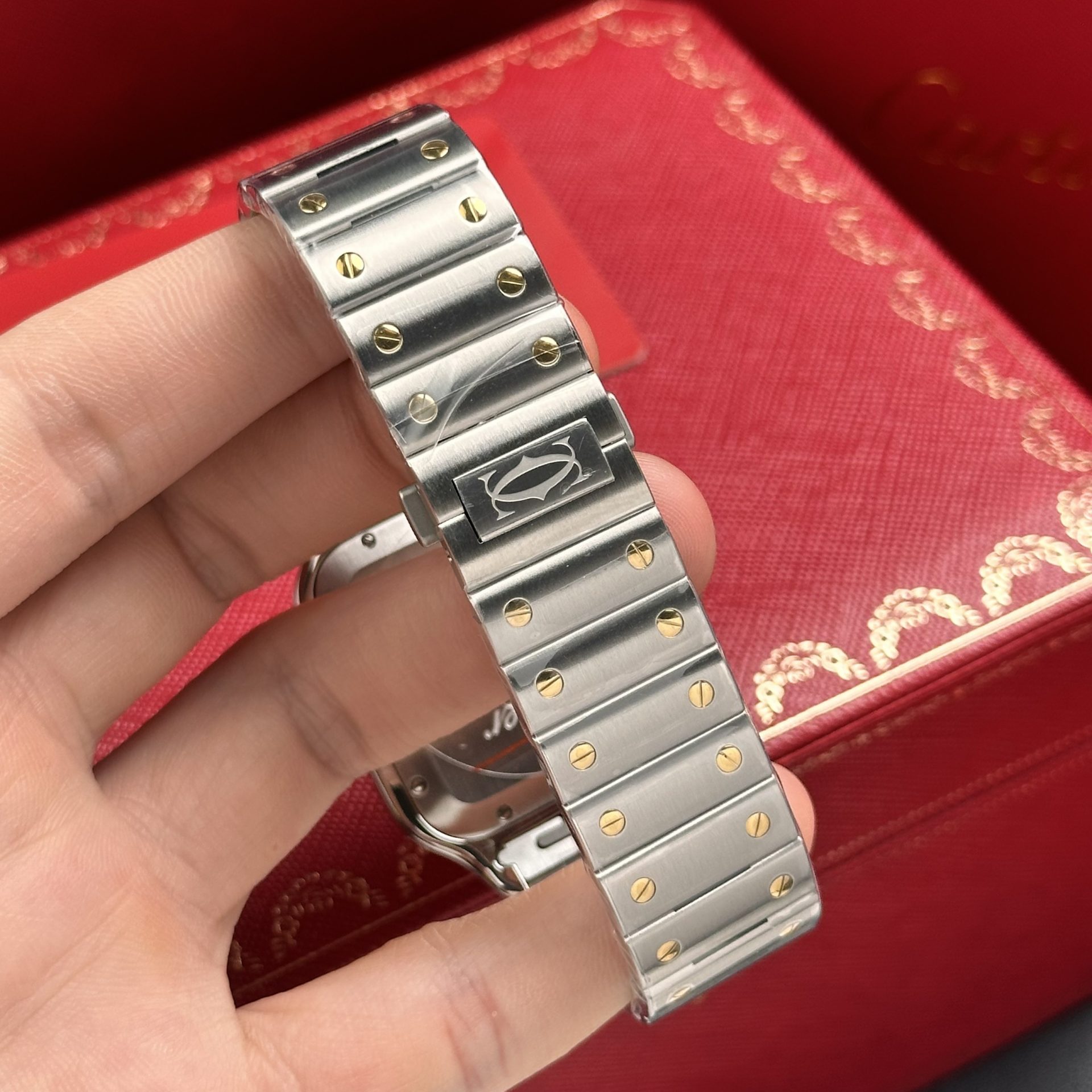 Cartier Replica 11 Watch Santos de Cartier W2SA0009 Demi Gold BV Factory 39.8mm
