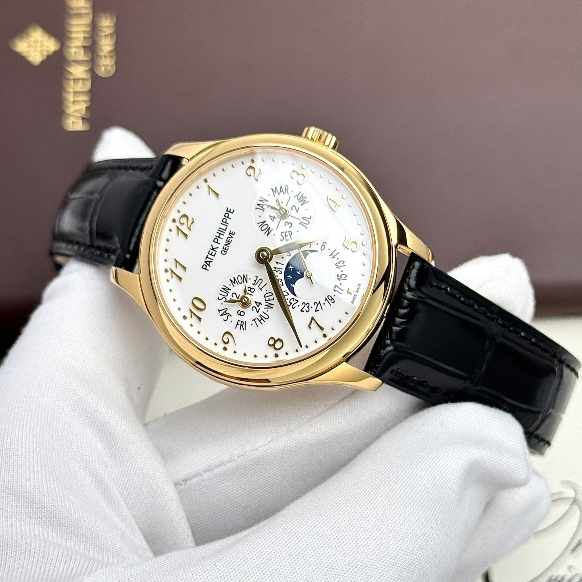Patek Philippe Grand Complicaitons 5327J Best Replica Watches Leather Strap Men s 40mm