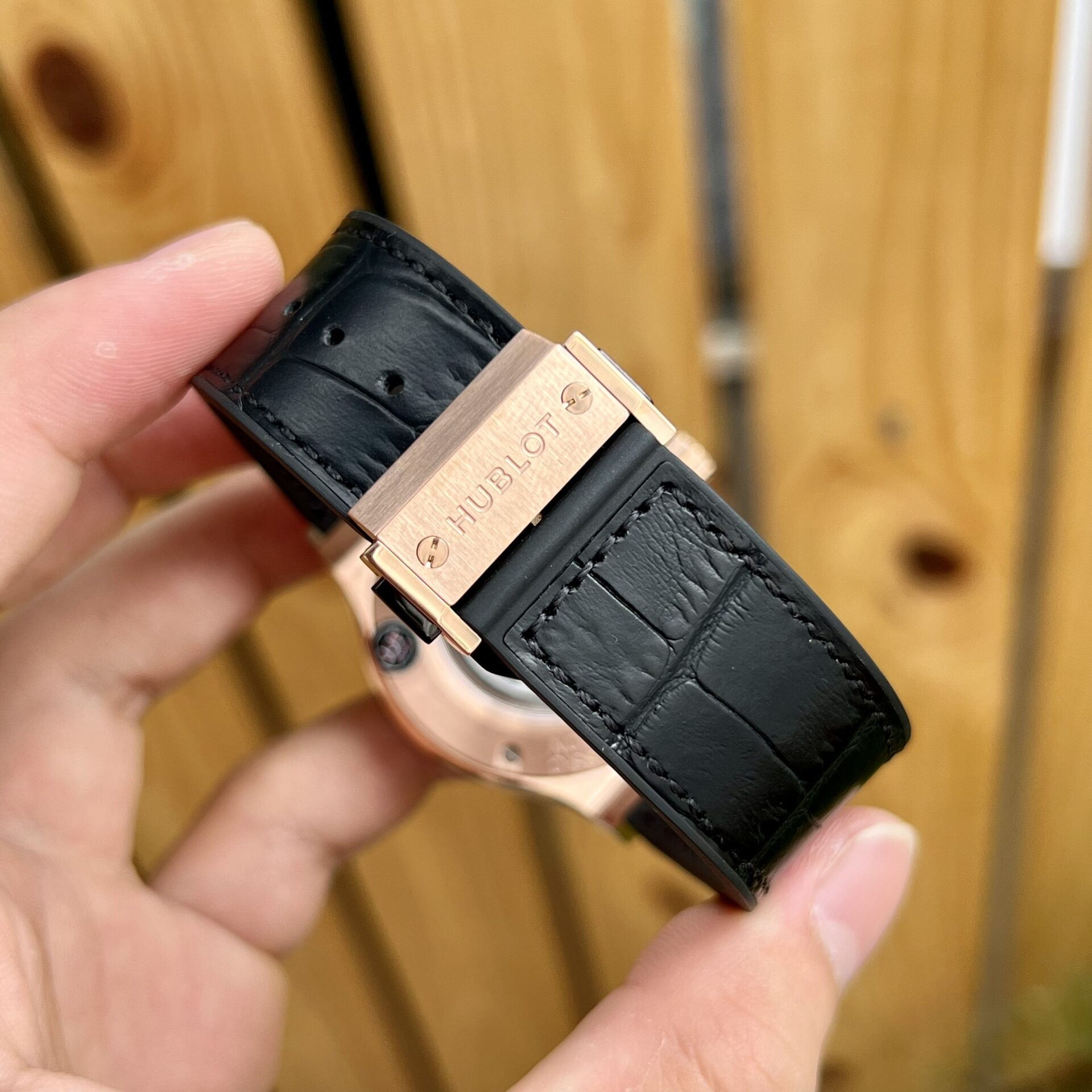 Hublot Replica 1:1 Watch Classic Fusion Titanium King Gold Black JJF 2023 42mm