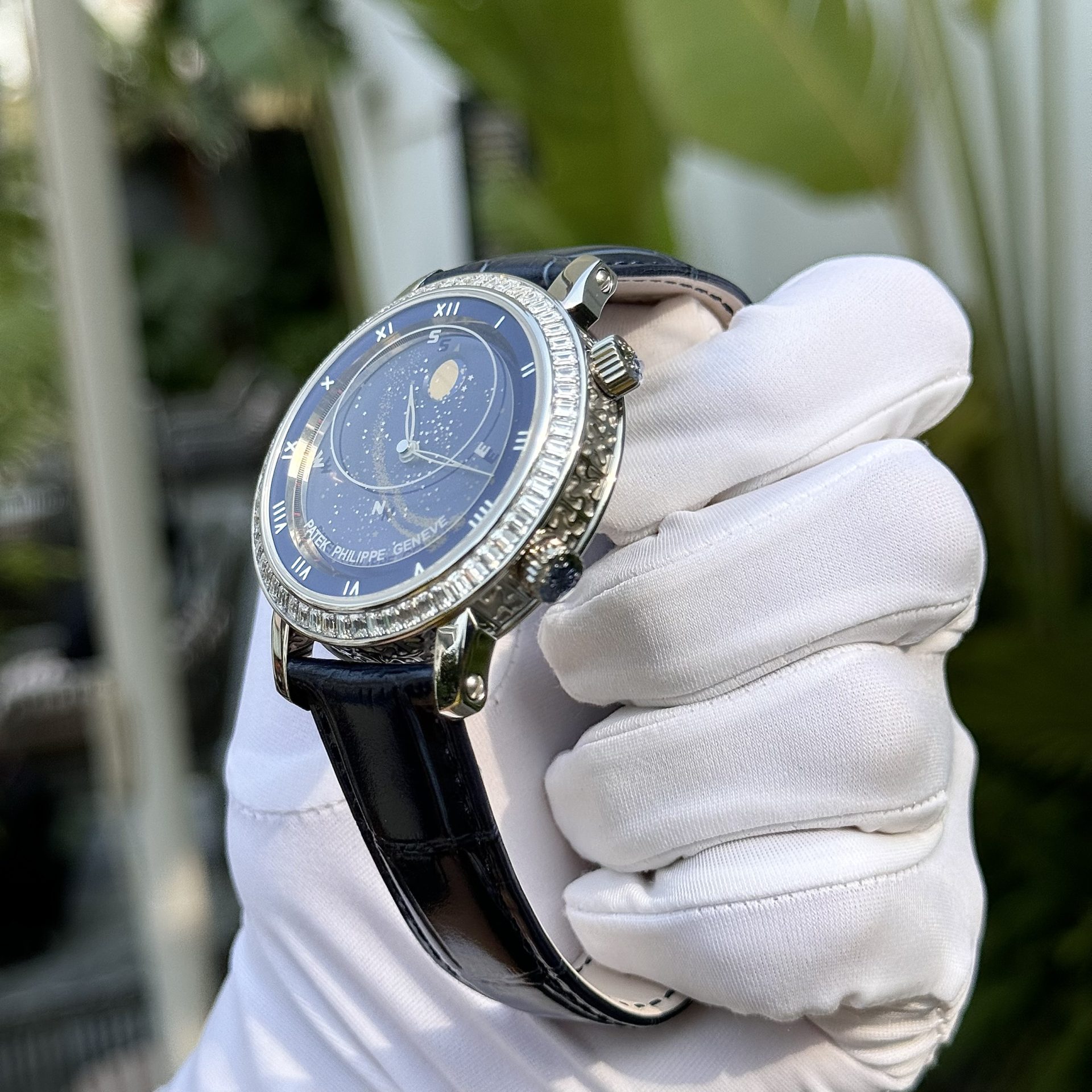 Patek Philippe Replica 1:1 Watch Grand Complications 5104G Blue 44mm