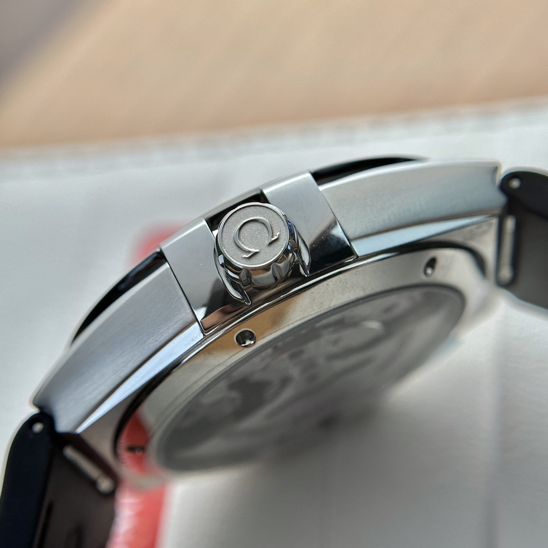 Omega Replica Watch Constellation Black Leather Strap Factory VS 41mm