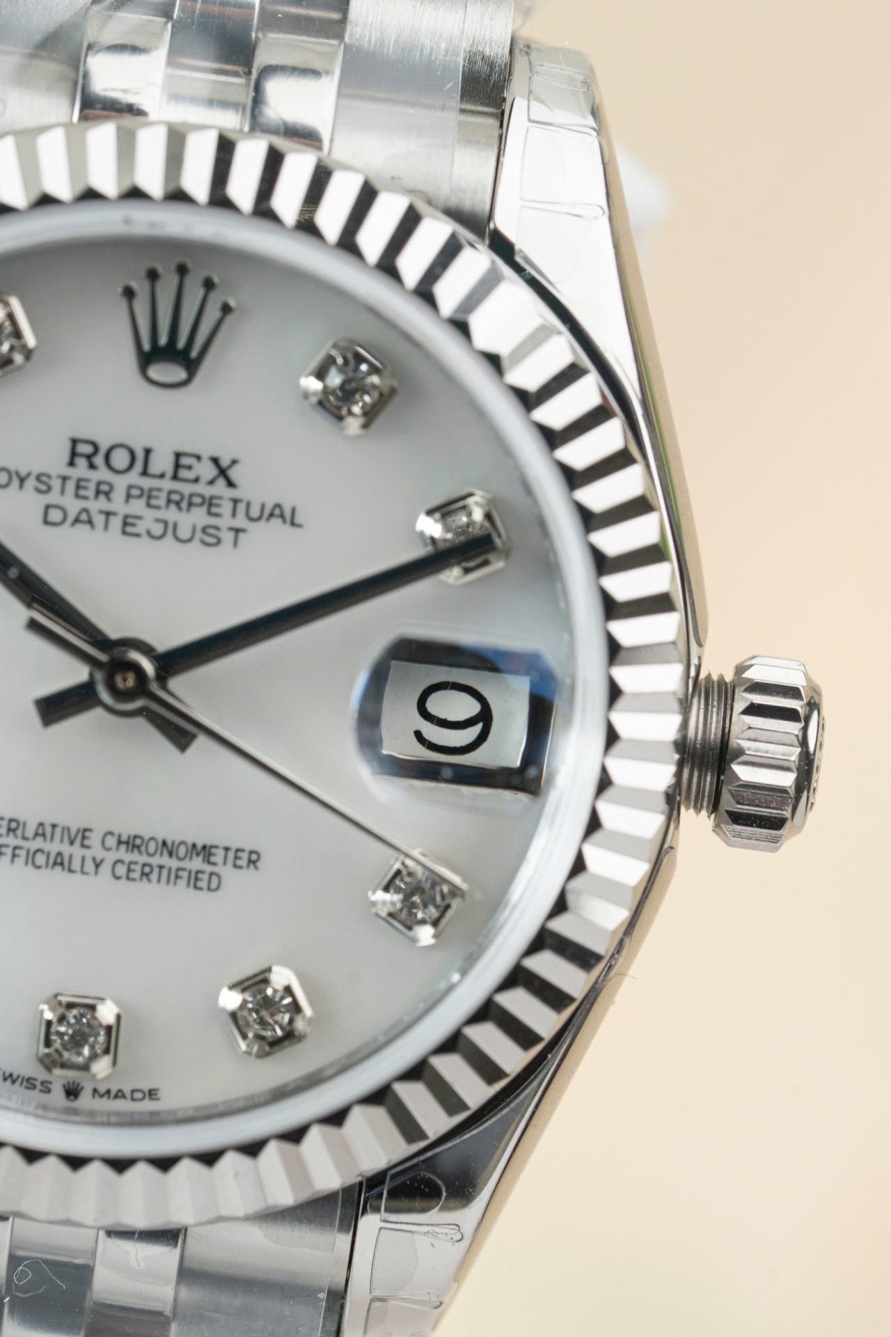 Rolex DateJust Lady Fake Watch Dial Mother Of Pearl Jubilee Strap 31mm