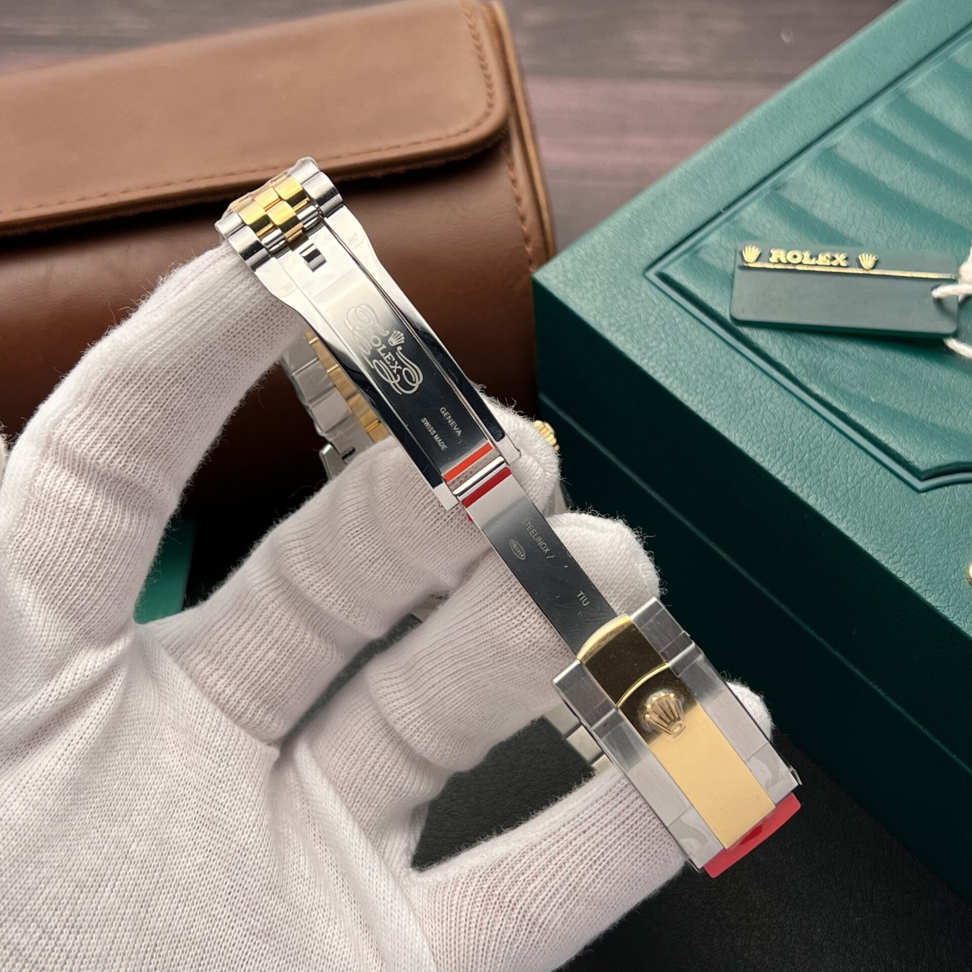 Rolex Rep 11 Watch DateJust MOP Moissanite Diamond Bezel EW 36mm