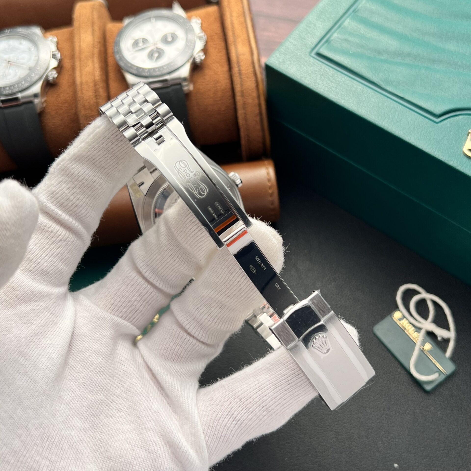 Rolex Datejust 126334 Replica 1:1 Watch Wimbledon Dial Factory Clean 41mm