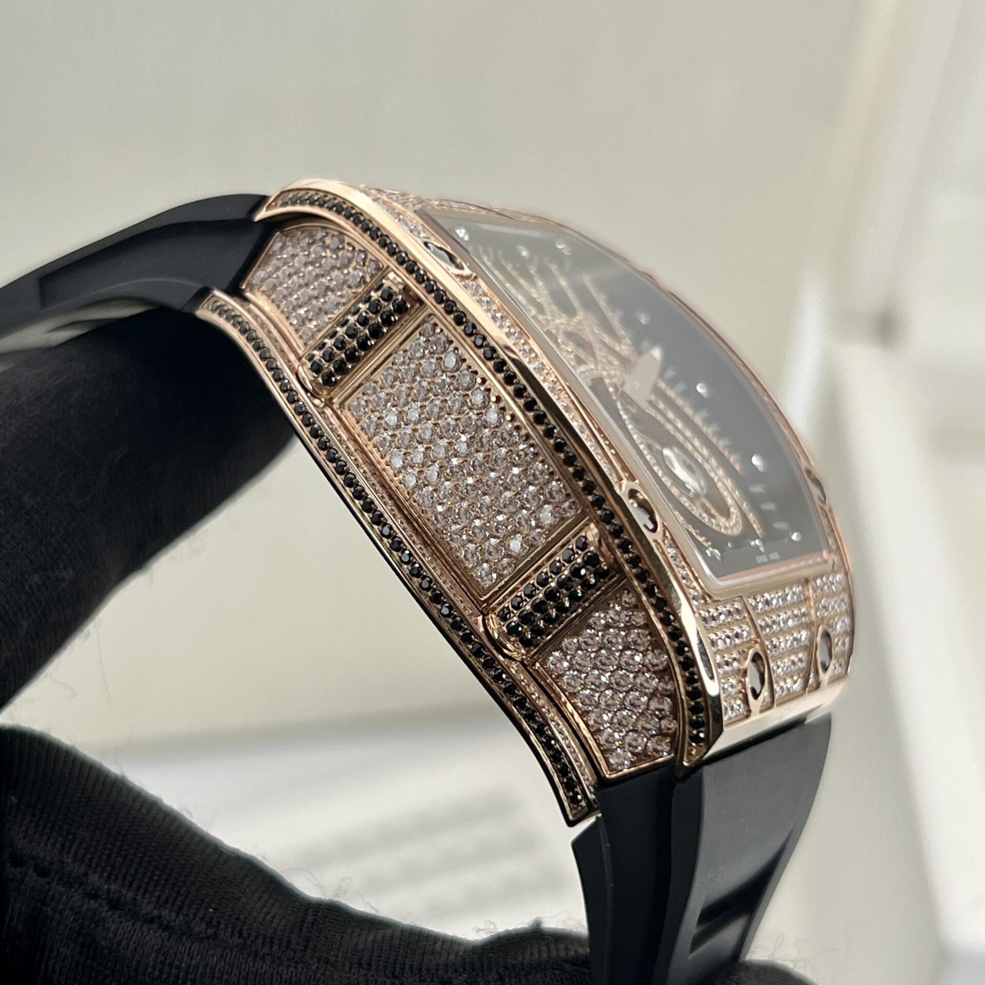 Richard Mille RM 19-01 Rose Gold With Diamonds Replica 11 Watch Spider 42MM