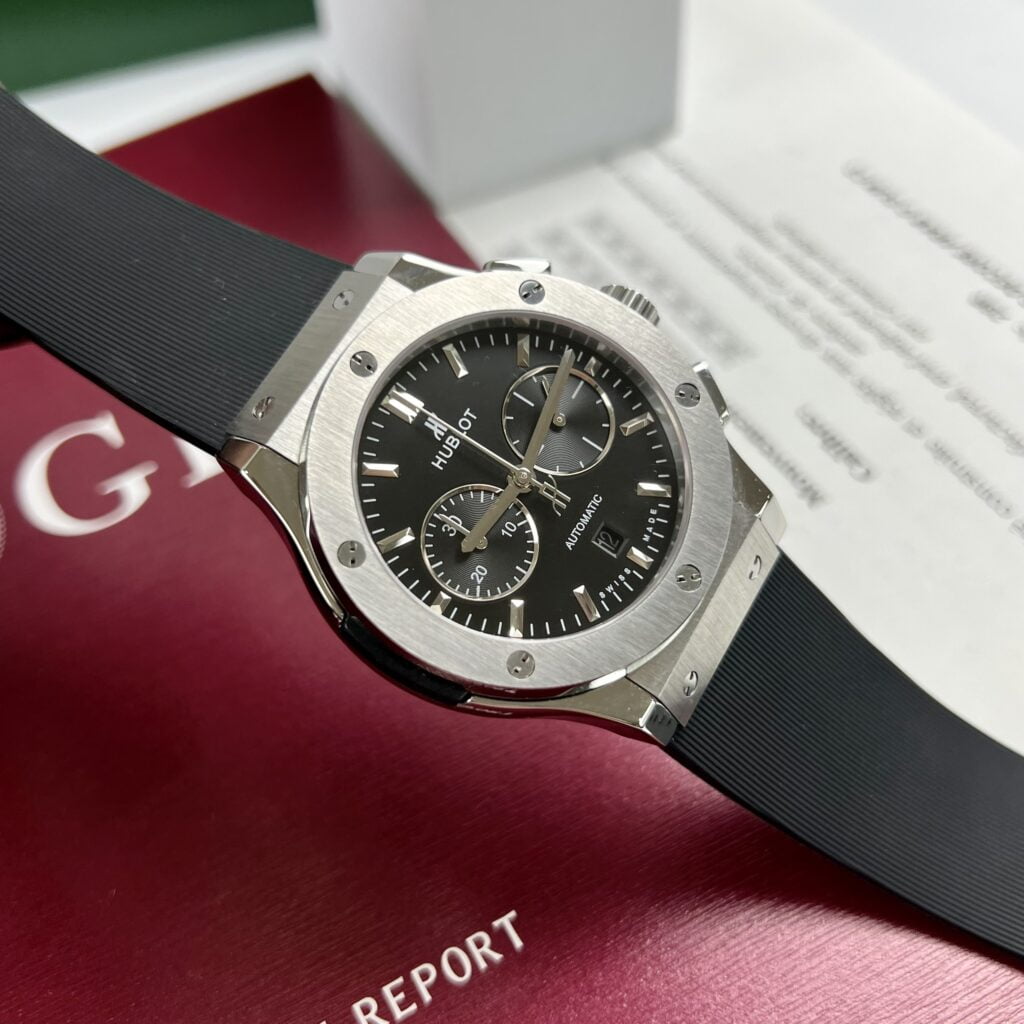 Hublot Replica 1:1 Watch Classic Fusion Chronograph HB Factory Black Color 42mm