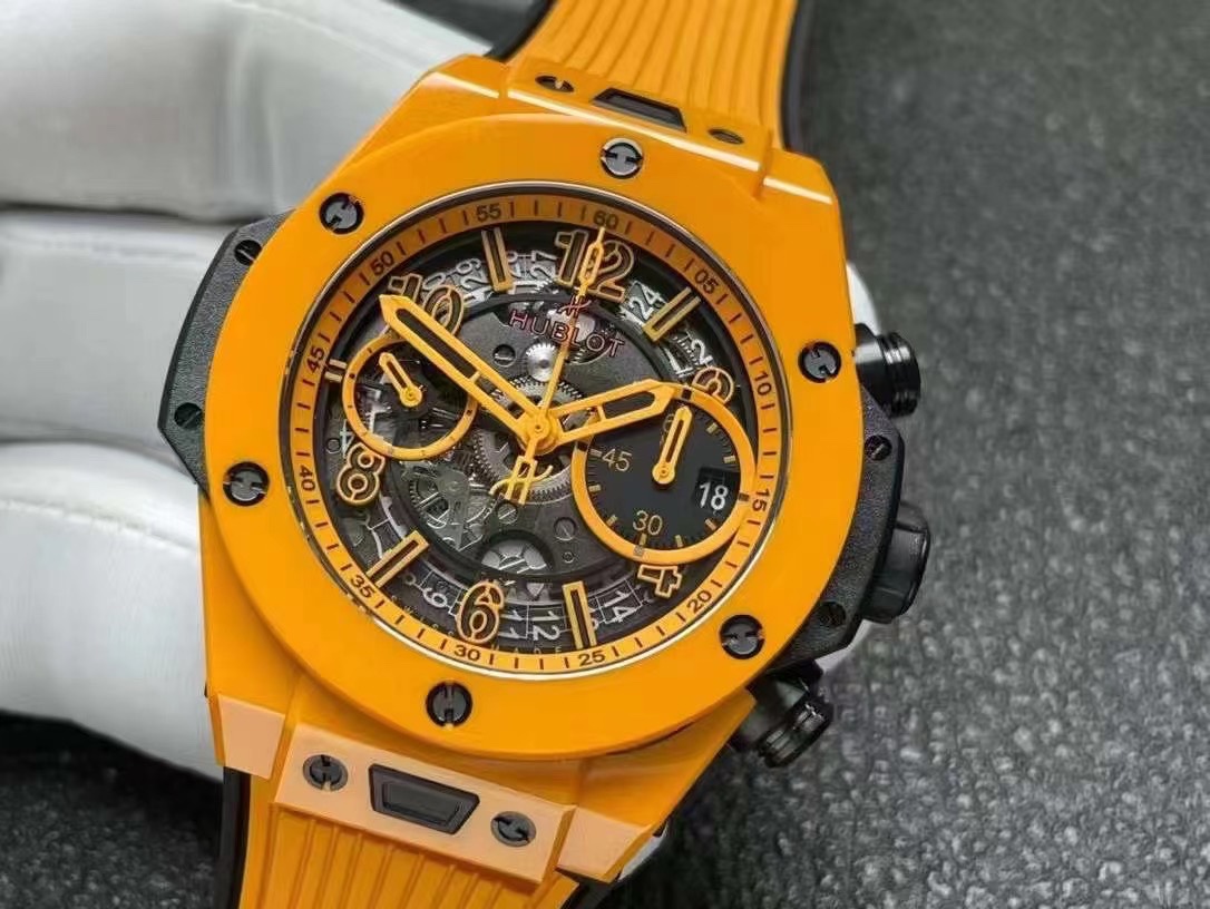 Replica Hublot Watch Big Bang Unico Orange Ceramic BBF Factory 42mm