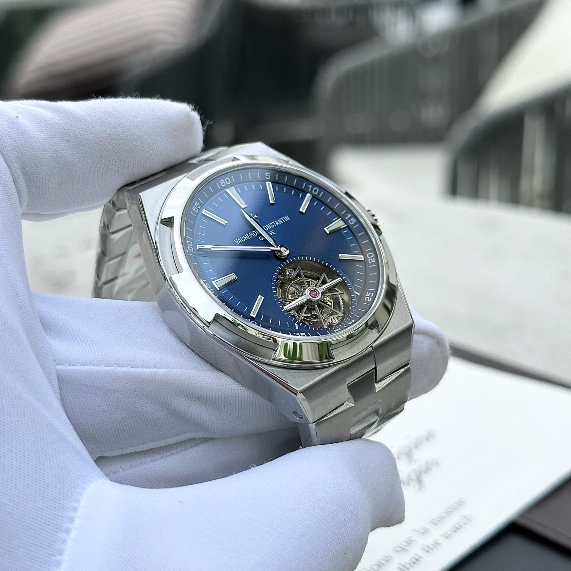 Vacheron Constantin Overseas Replica 1:1 Watch Tourbillon 6000v BBR 42.5mm