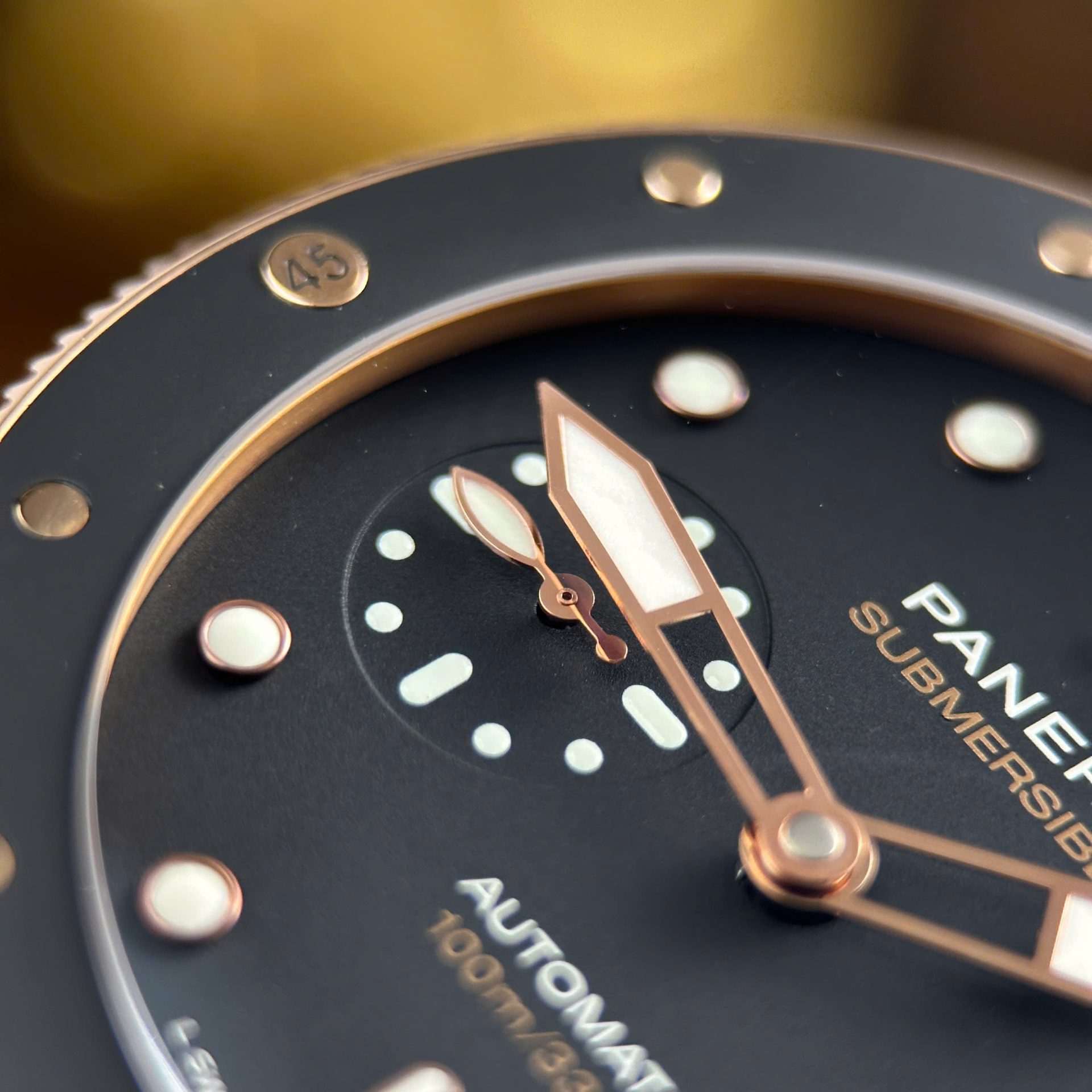 Panerai Submersible PAM974 Best Copies Watches Black Dial Automatic Movement VS Factory 42mm