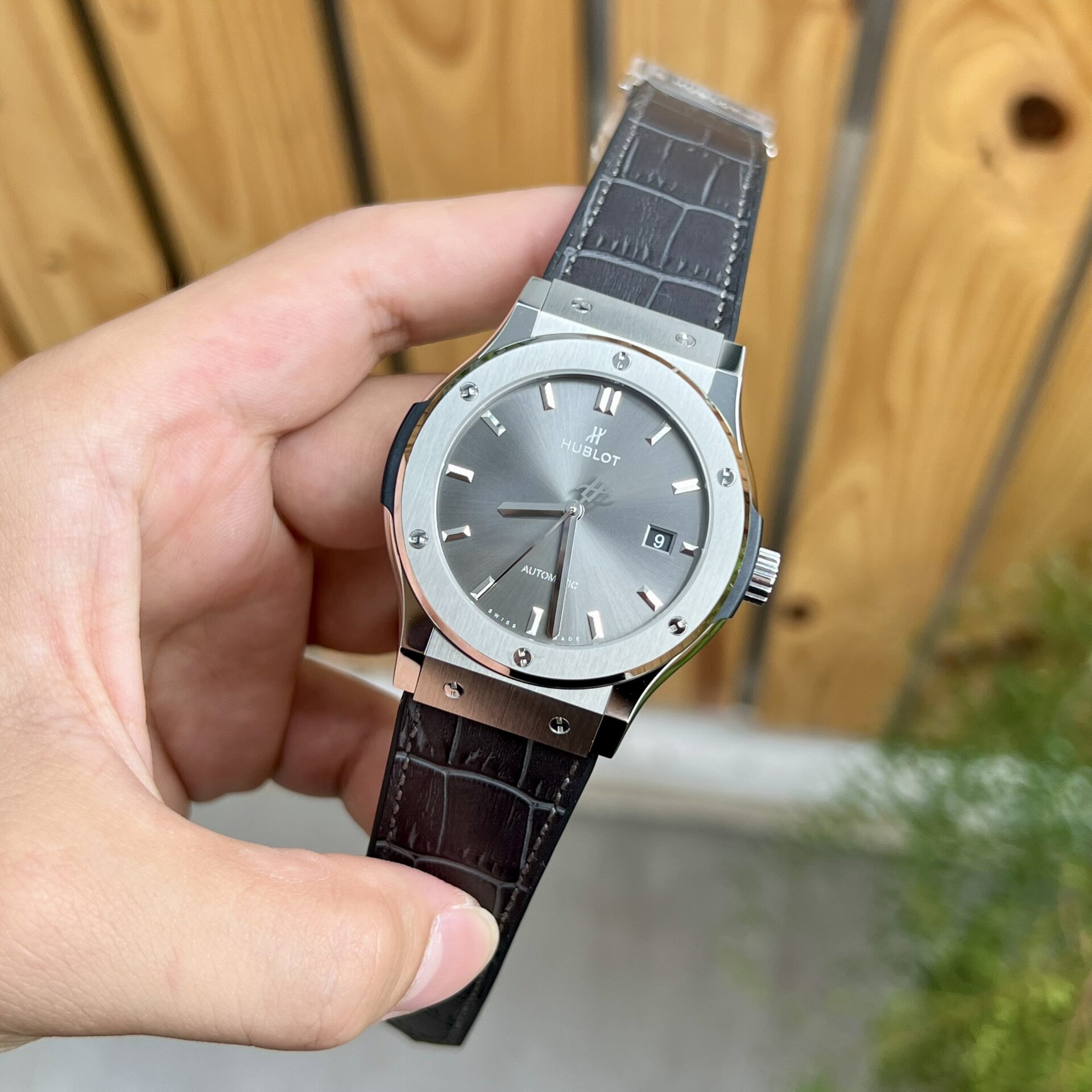 Hublot Replica 11 Watch Classic Fusion Titanium Gray Dial JJF 2023 42mm