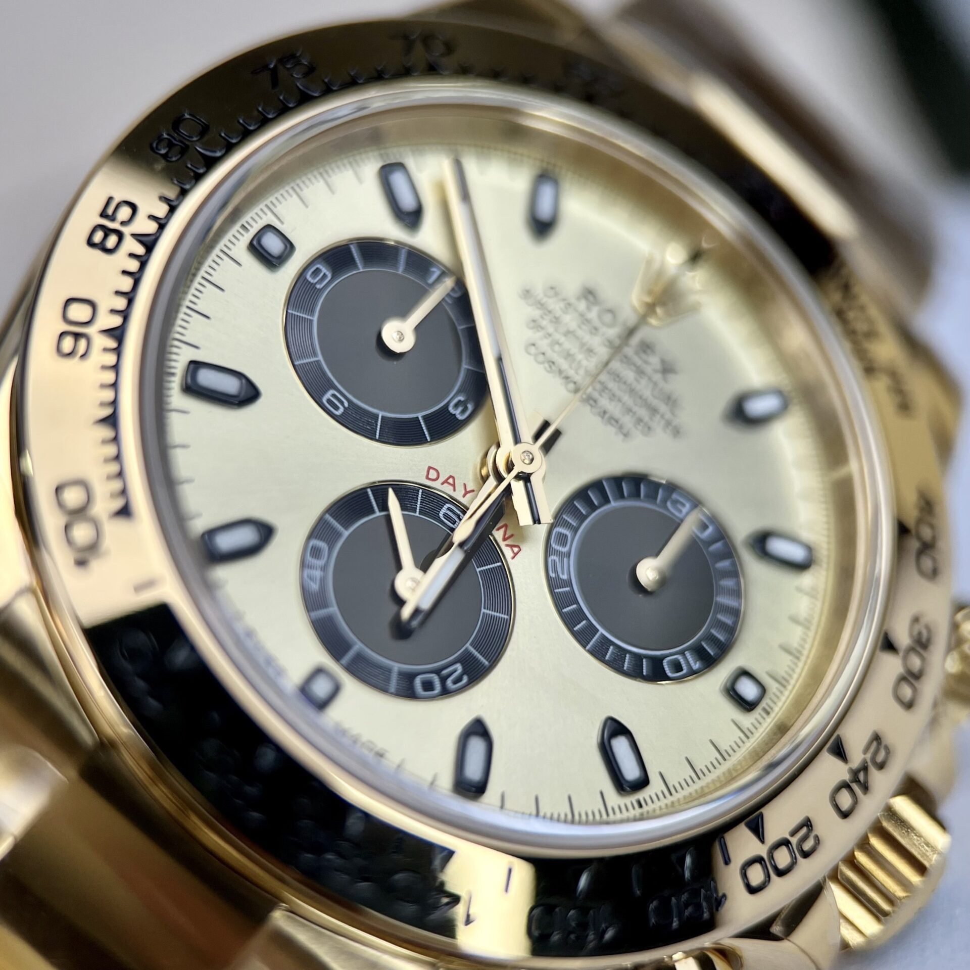Rolex Replica 1:1 Watch Cosmograph Daytona 116508 Yellow Gold Plated BT Factory 40mm