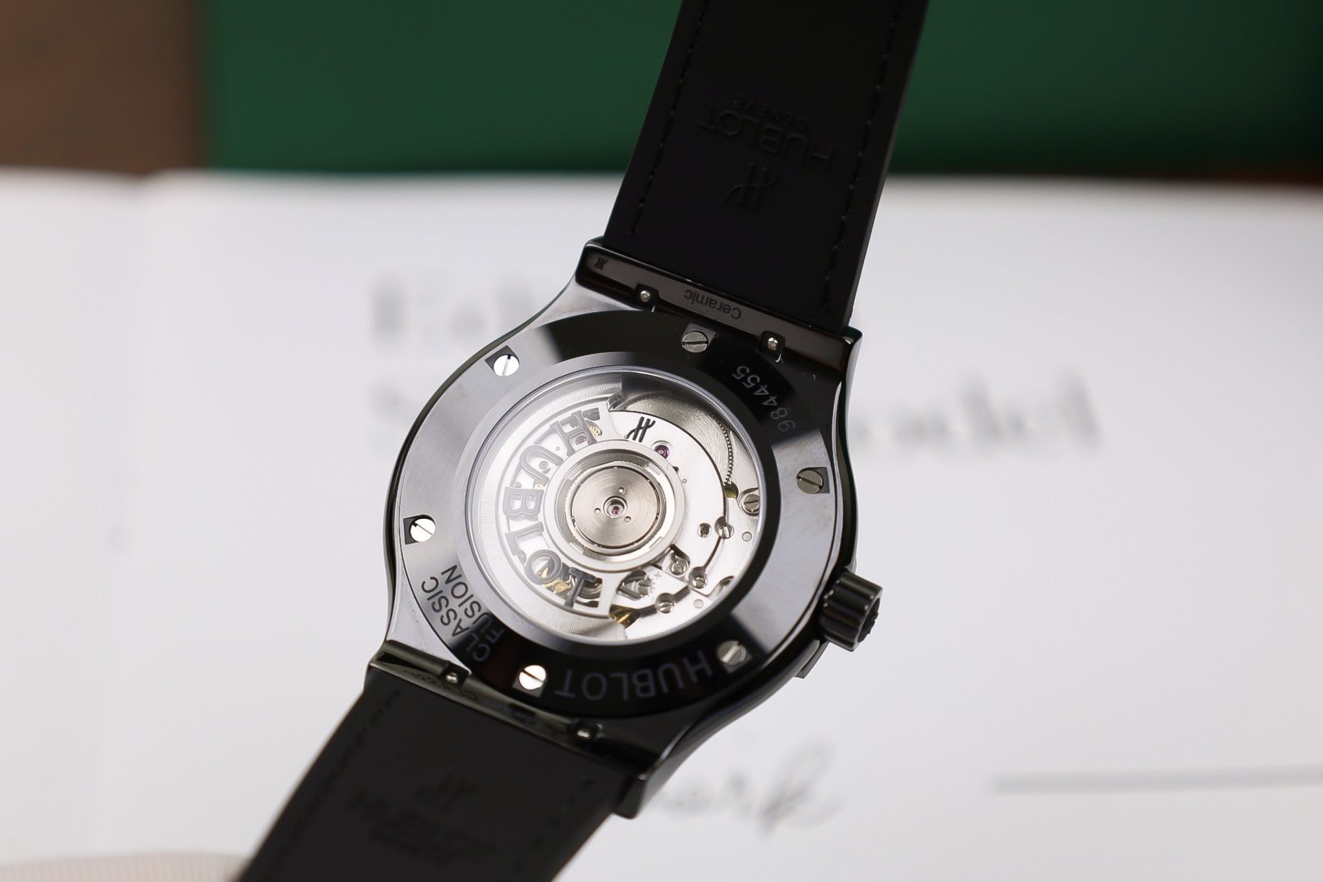 Hublot Replica 1:1 Watch Classic Fusion Black Ceramic SW300 Movement 42mm