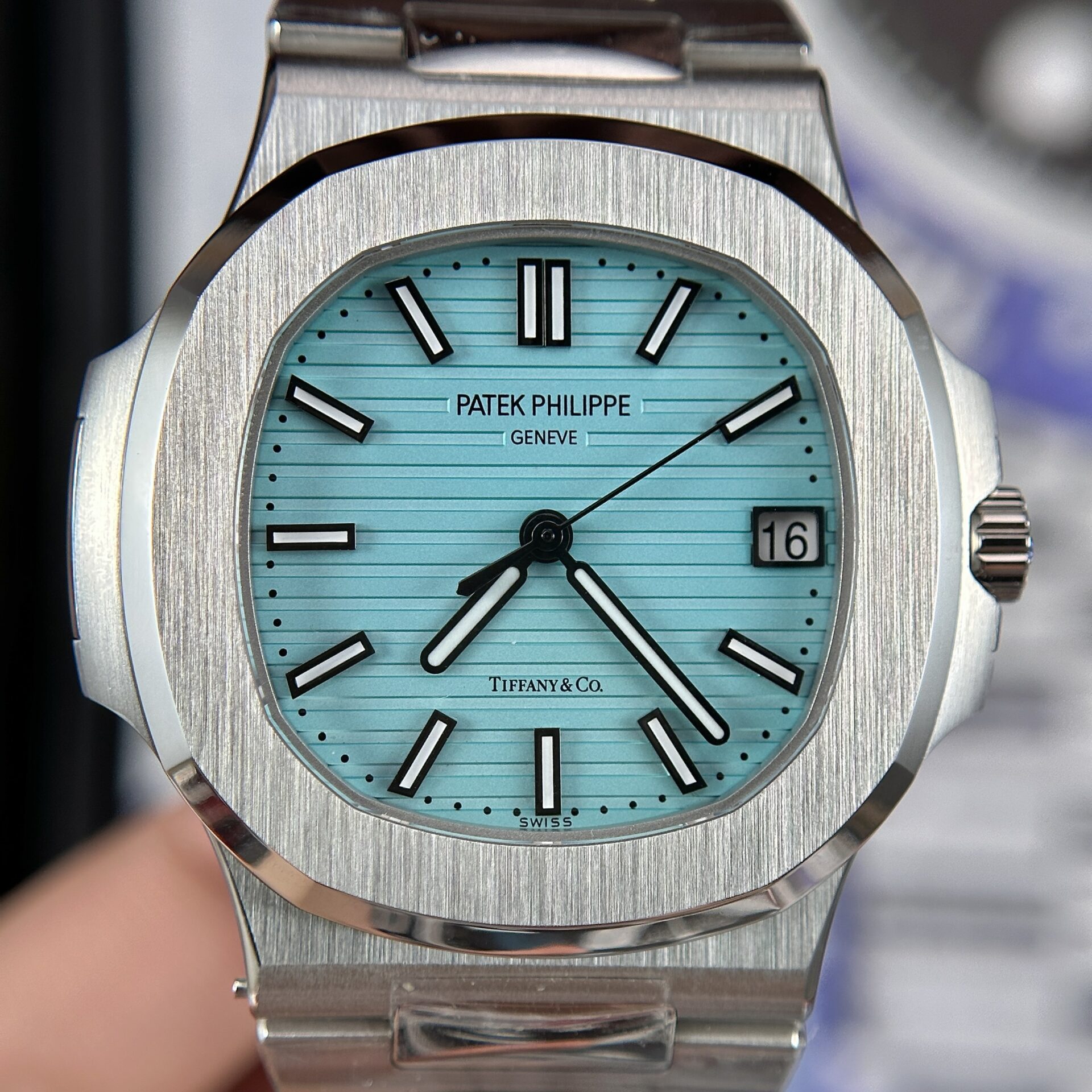 Patek Philippe Nautilus 5711 Tiffany   Co Factory 3K Replica 1:1 Watch 40mm