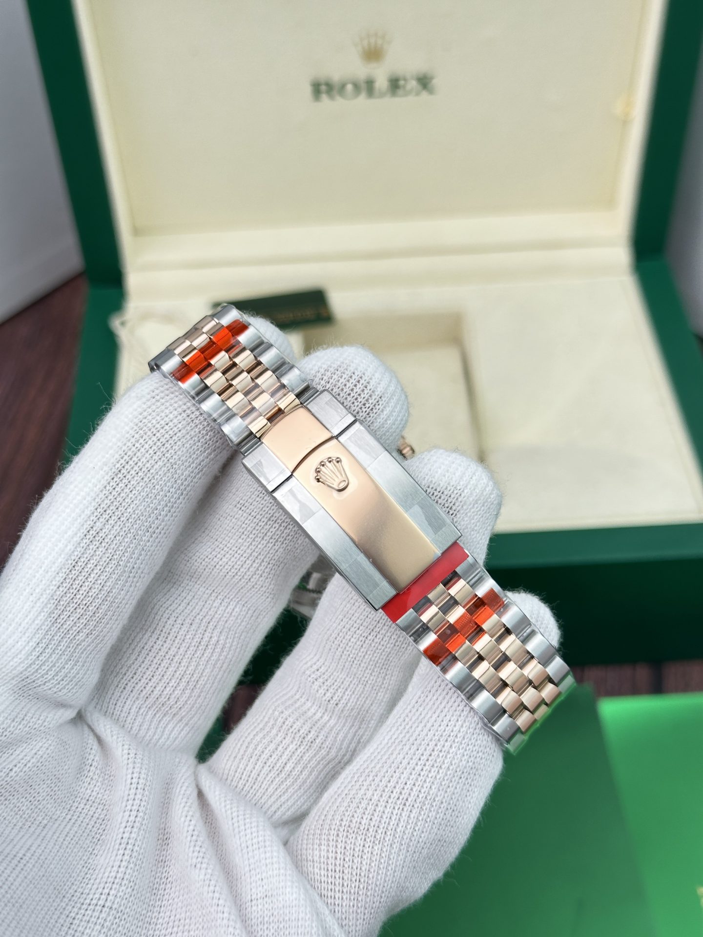 Rolex Replica 11 Watch Datejust Rose Gold Plated Chocolate Dial EW Factory 36mm