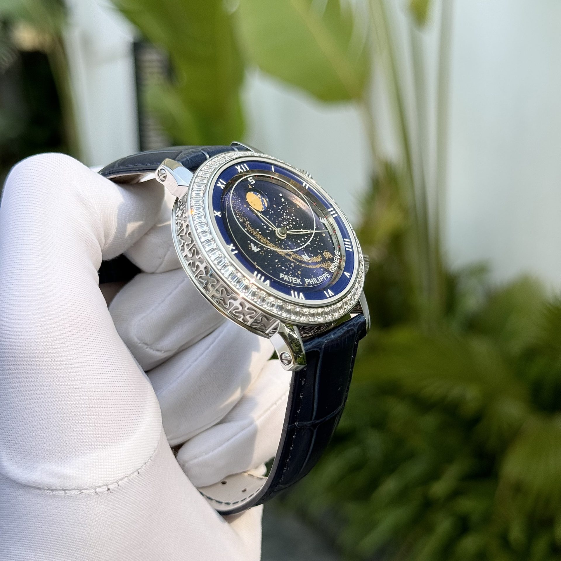 Patek Philippe Replica 1:1 Watch Grand Complications 5104G Blue 44mm