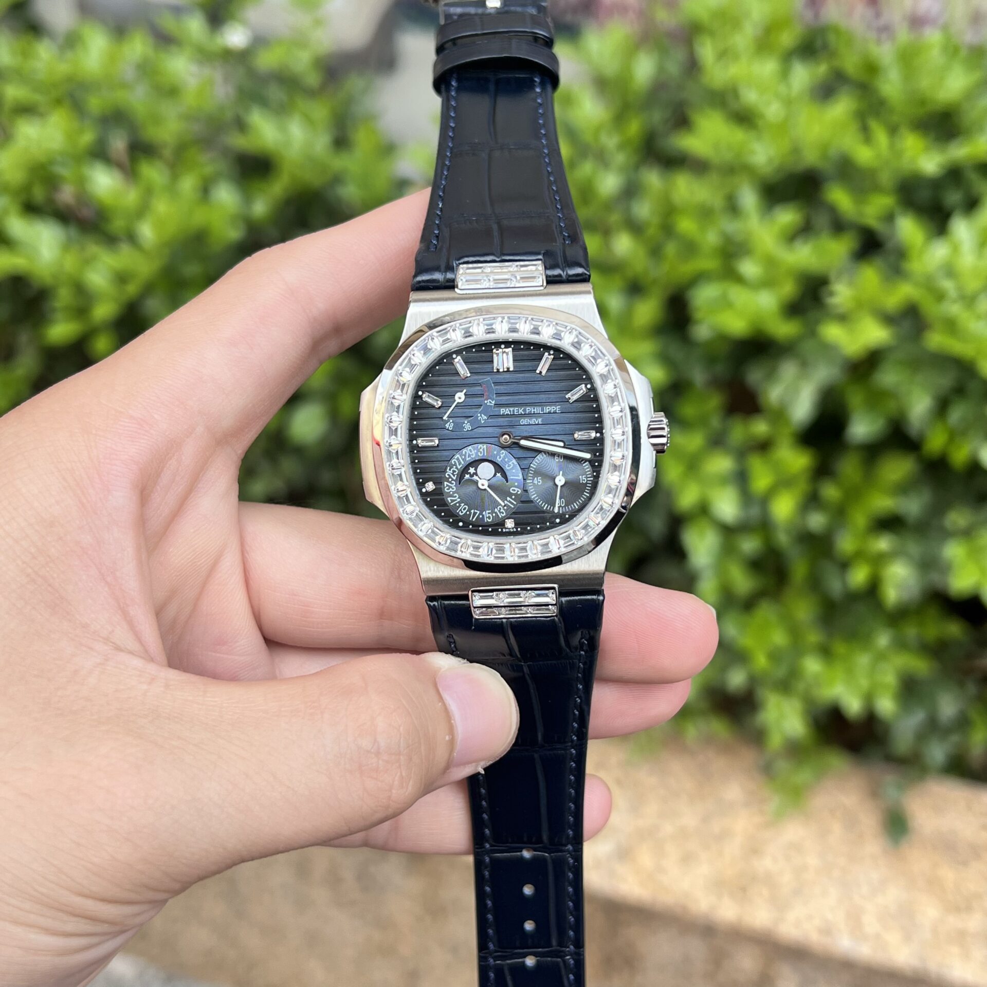 Patek Philippe Replica 1:1 Watch Nautilus 5724G Blue Dial Full Set GR Factory 40mm