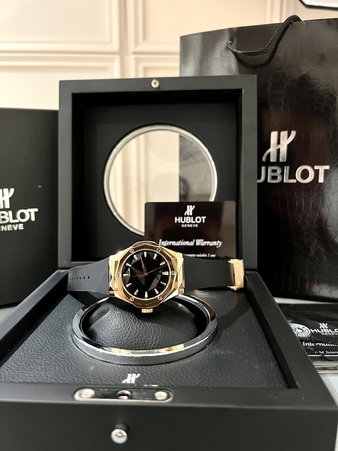Hublot Replica Watch Orlinski King Gold Black Dial APS Factory 40mm