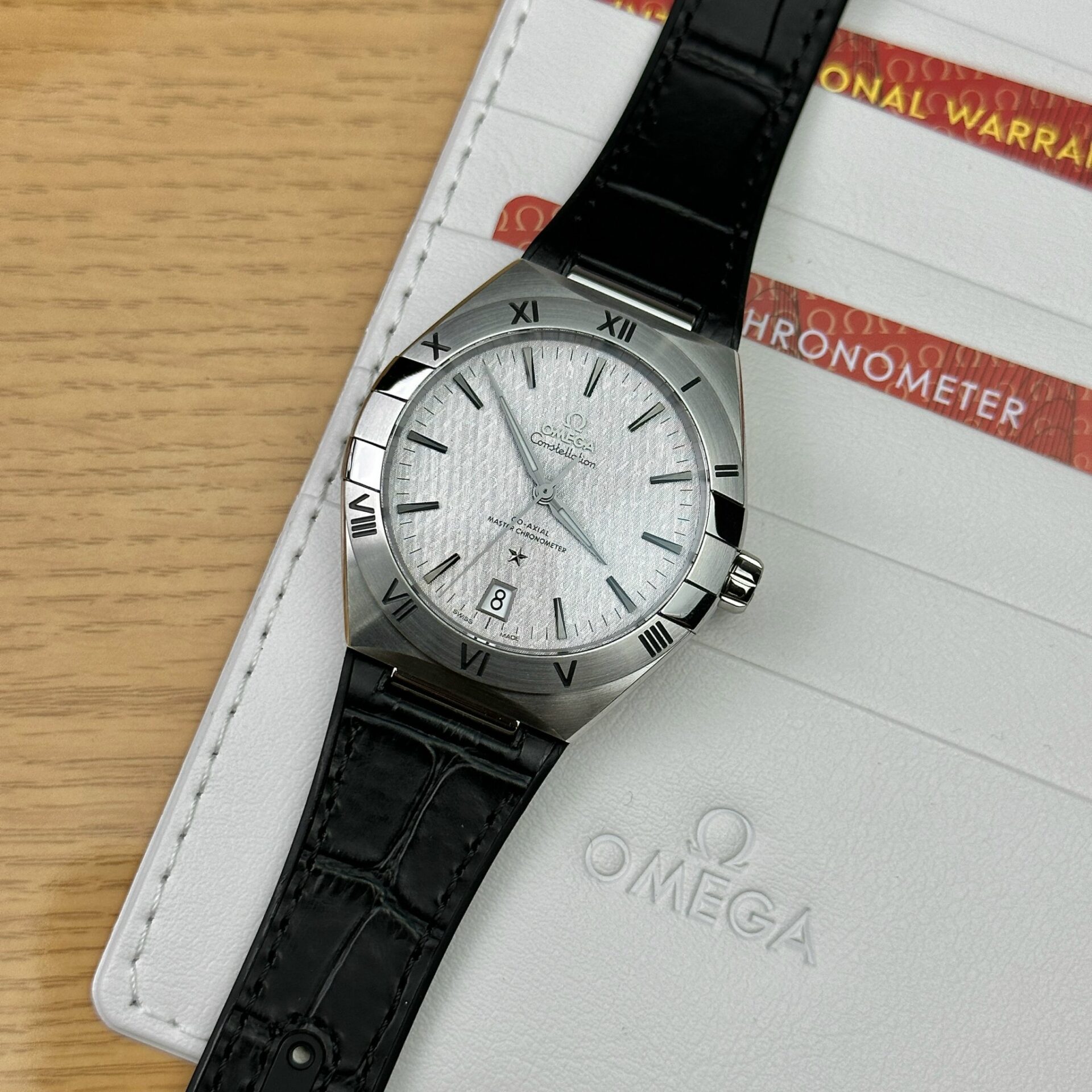 Omega Replica 1:1 Watch Constellation Leather Strap Factory VS 41mm