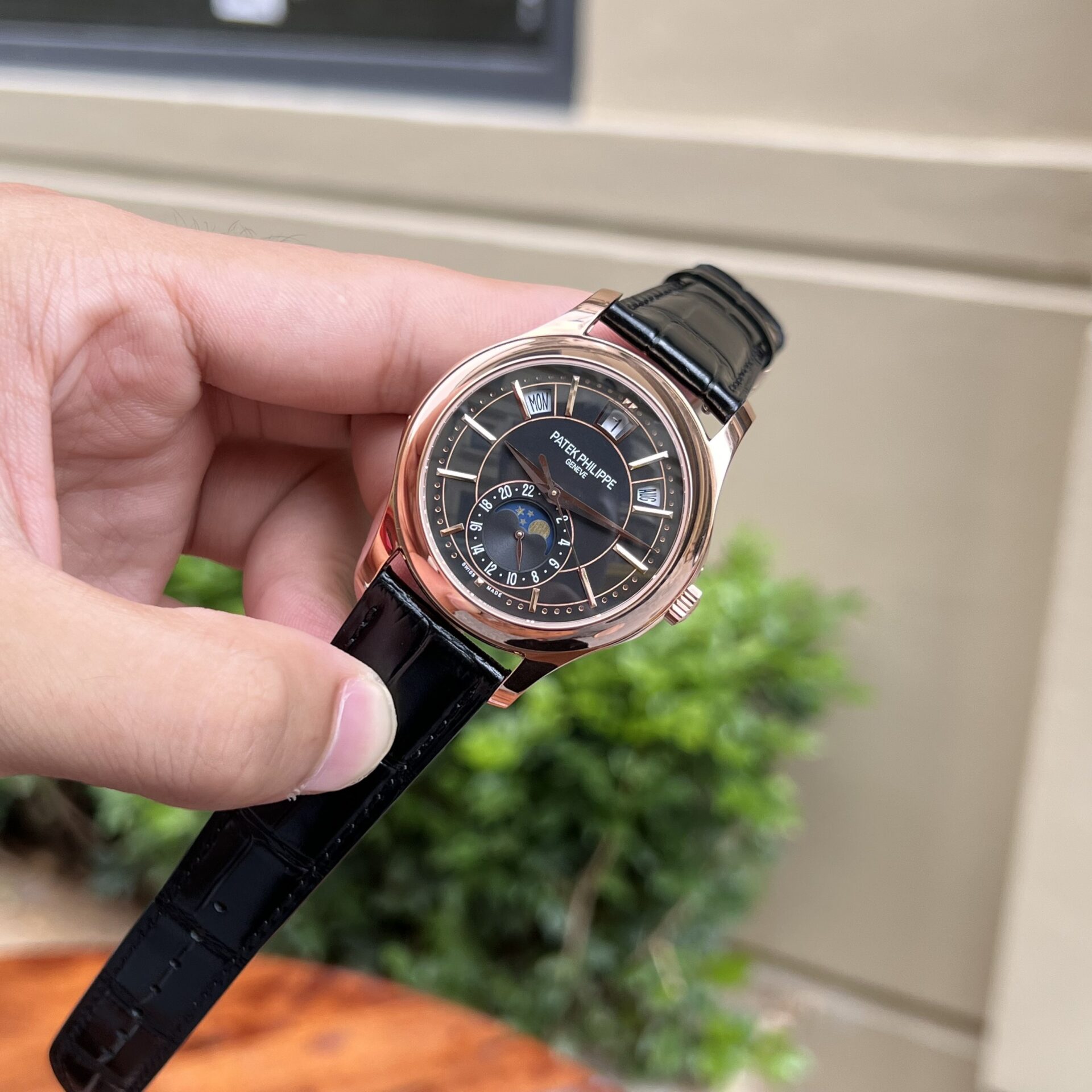 Patek Philippe Replica Watch Complications 5205R Black Dial 40mm