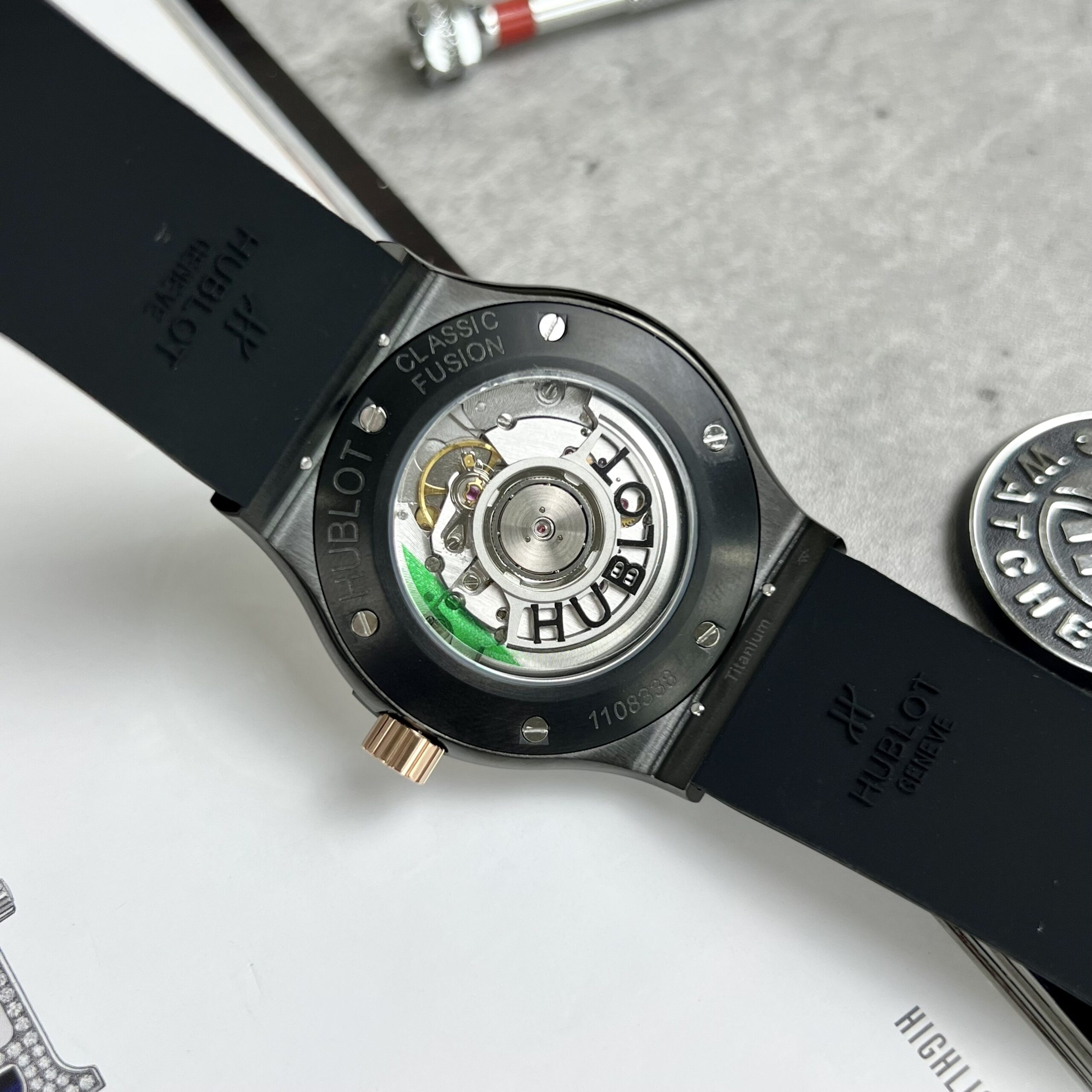 Hublot Replica Watch Classic Fusion Ceramic Demi Premium HBF 42MM