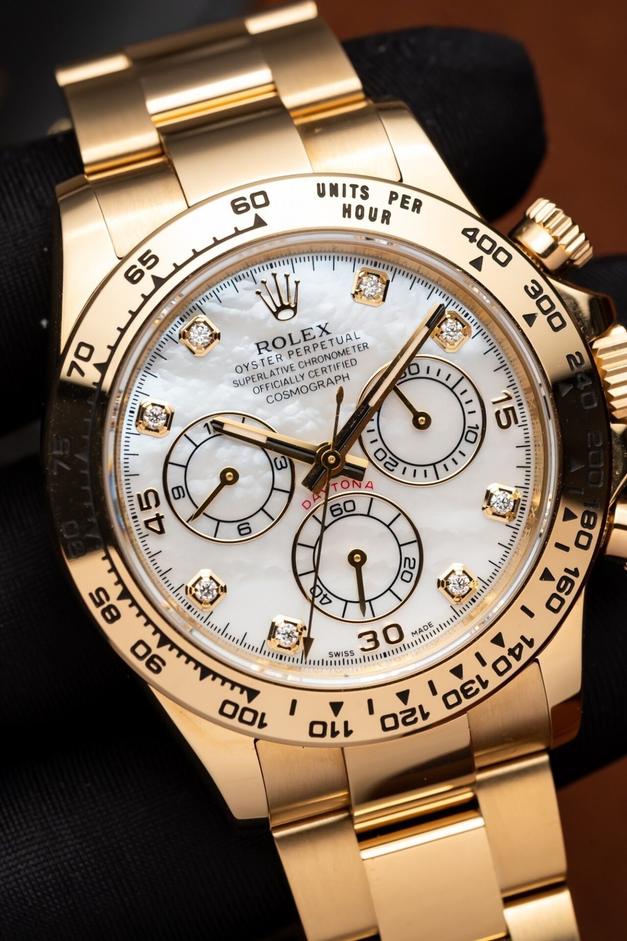Rolex Replica 1:1 Watch Daytona 116508 White Mother-of-Pearl Dial Clean Factory 40mm
